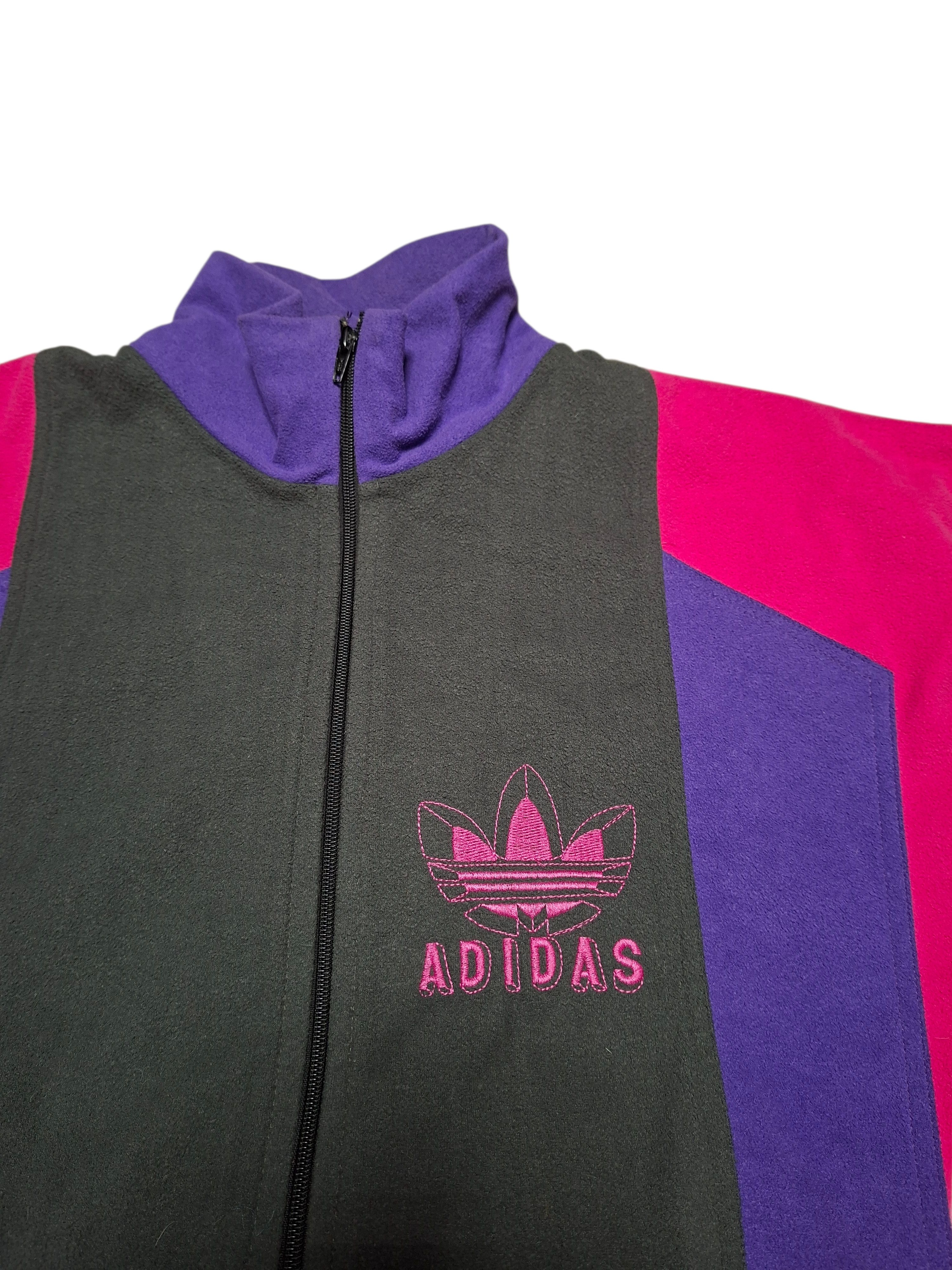 Adidas ADIDAS VINTAGE 80S OR 90S MADE IN FRANCE FLEECE JACKET Size US M / EU 48-50 / 2 - 2 Thumbnail