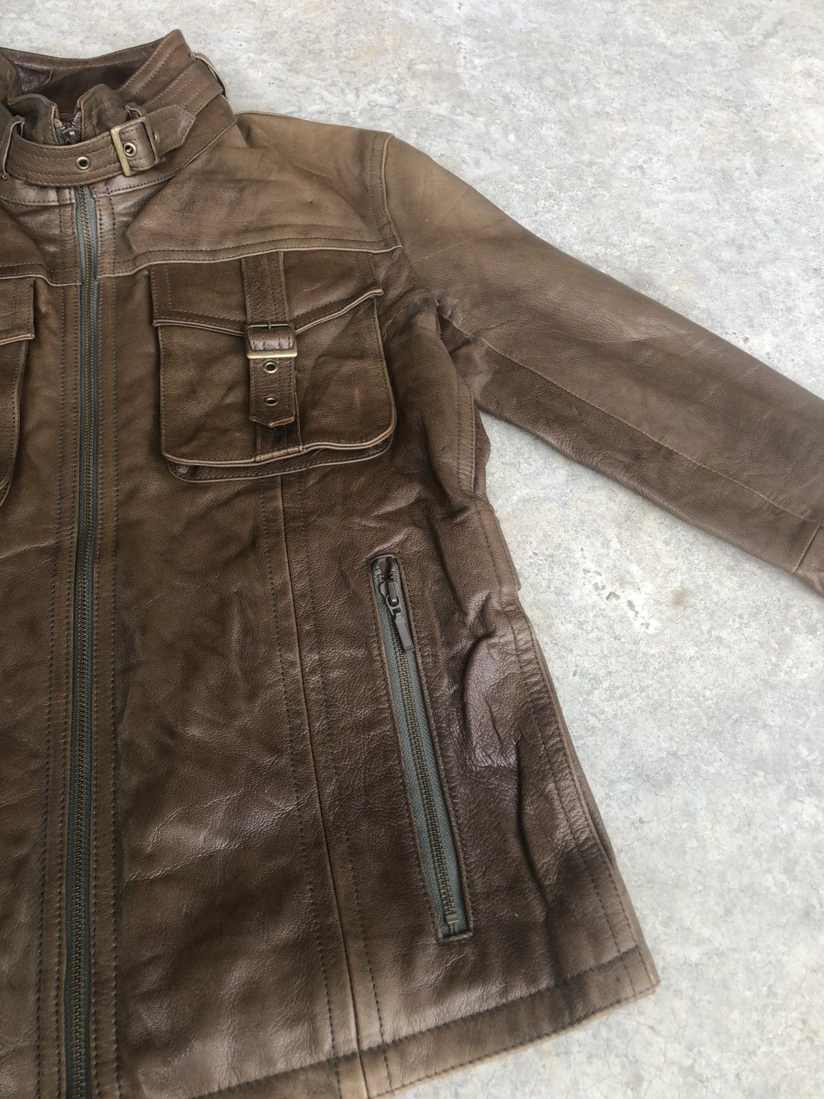 Tornado Mart Tornado Mart Leather Jacket Size US L / EU 52-54 / 3 - 6 Thumbnail