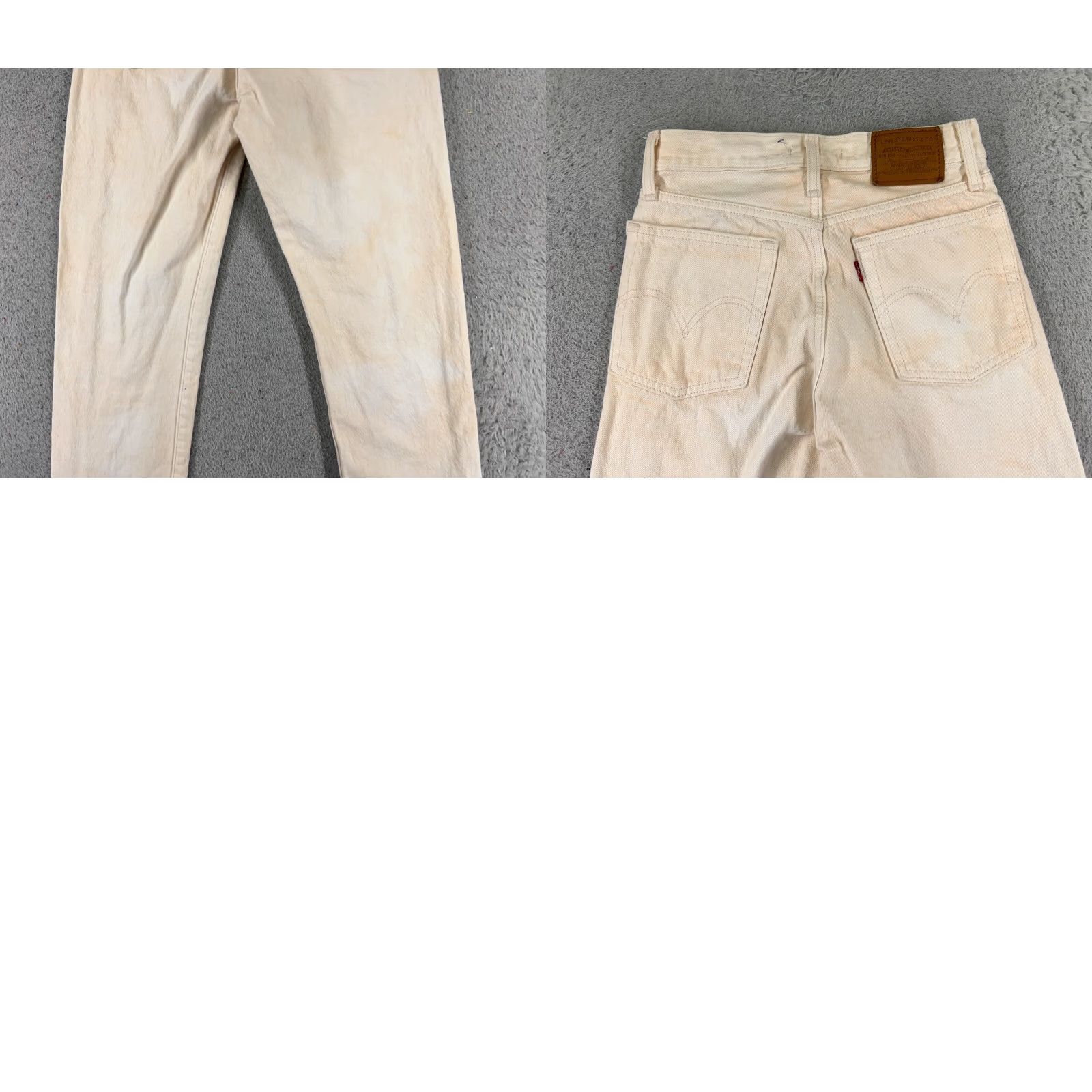 Levi's Levis Premium Jeans Womens 27 Peach Denim Wedgie Straight Button Fly Size 27" / US 4 / IT 40 - 10 Thumbnail