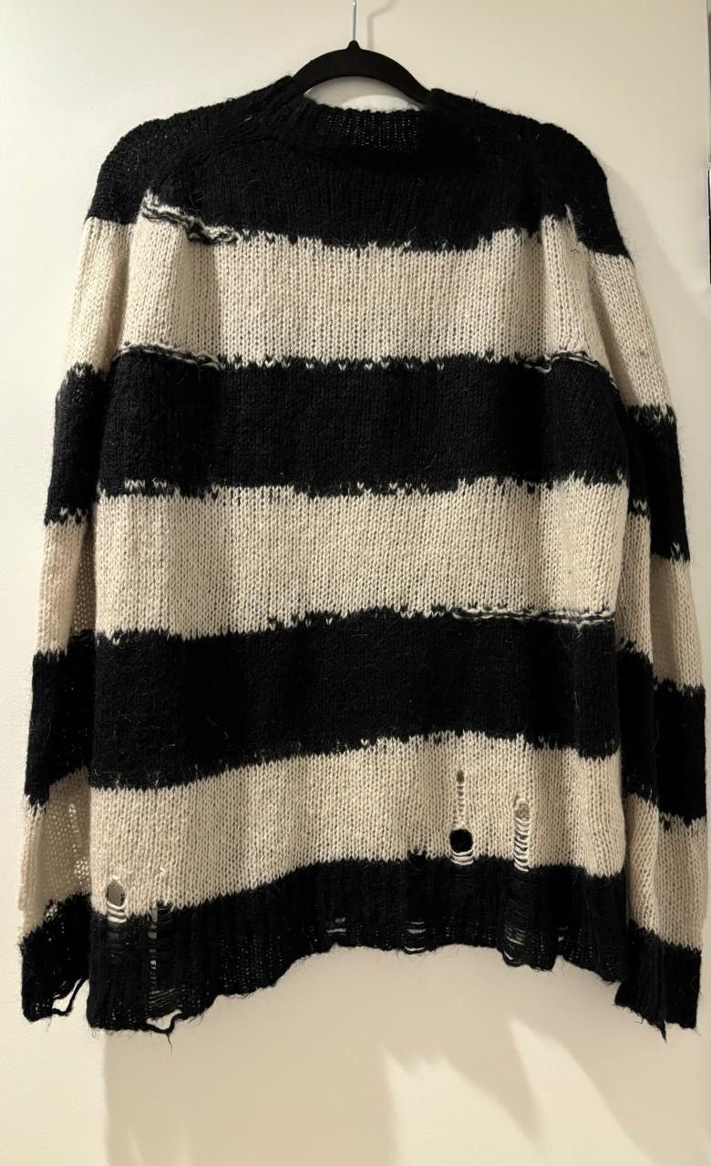 Acne Studios Acne Studios Mohair Distressed Stripped Sweater Size US S / EU 44-46 / 1 - 3 Thumbnail