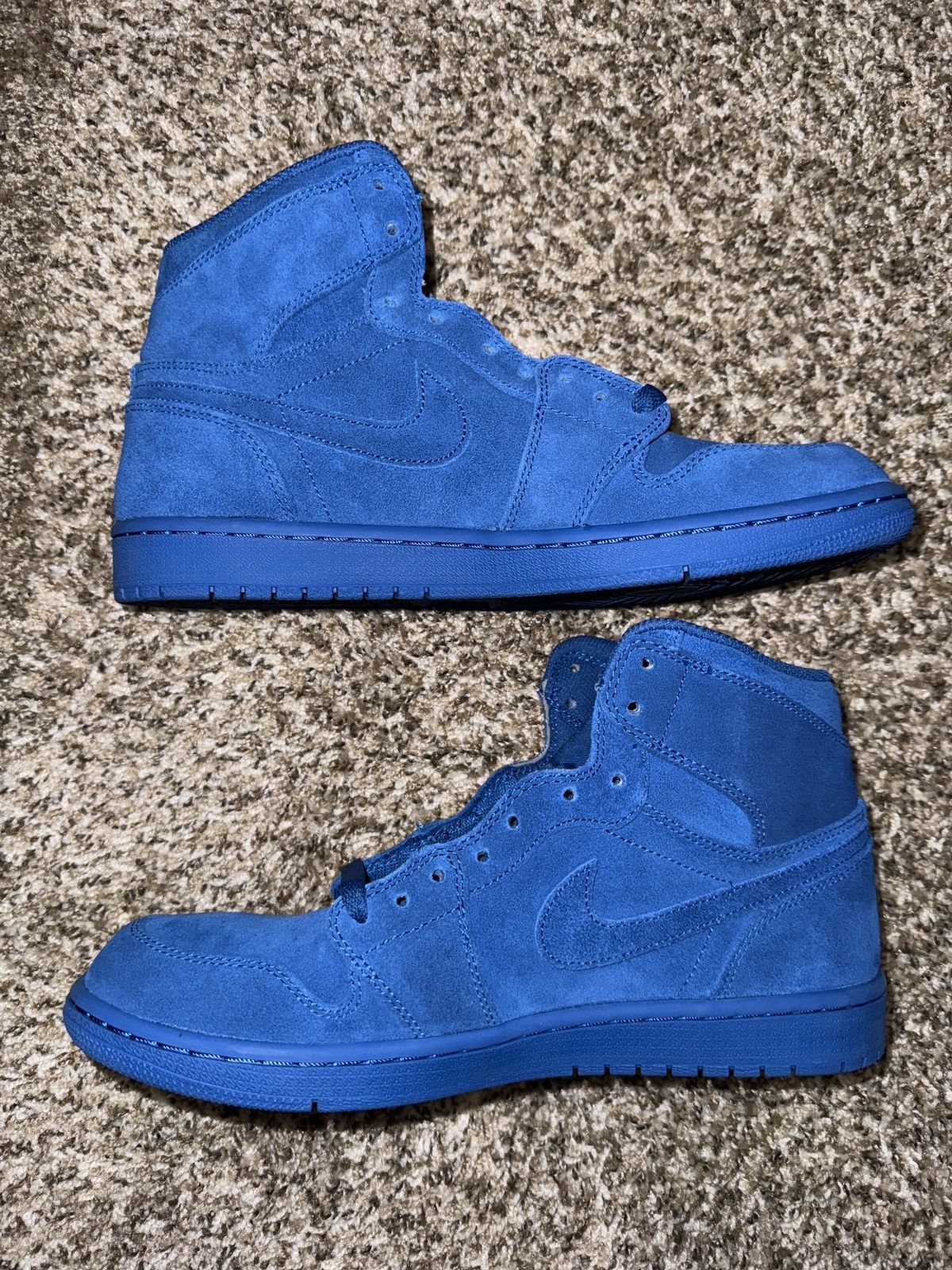 Jordan Brand Jordan 1 Retro Blue Suede Size US 10 / EU 43 - 7 Thumbnail