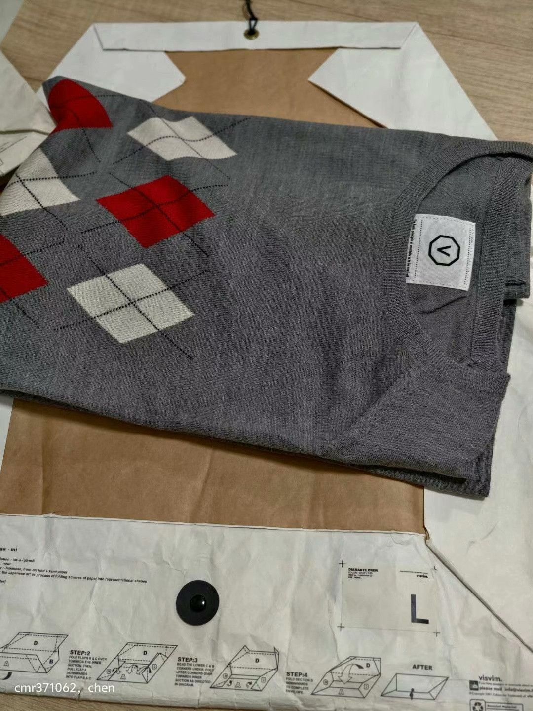 Visvim visvim diamante crew neck sweater Size US L / EU 52-54 / 3 - 9 Thumbnail