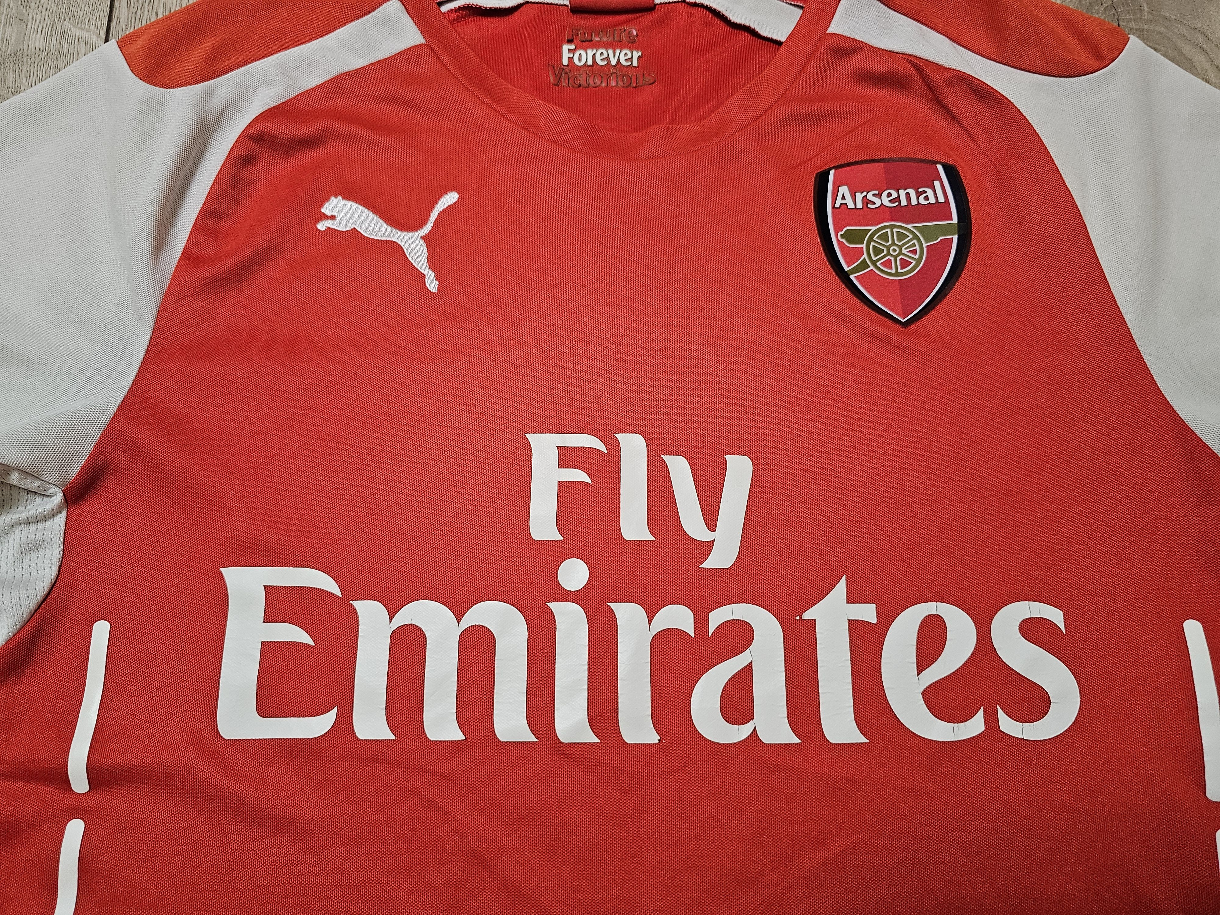Adidas ARSENAL 2014 2015 HOME FOOTBALL SHIRT SOCCER JERSEY Size US S / EU 44-46 / 1 - 3 Thumbnail