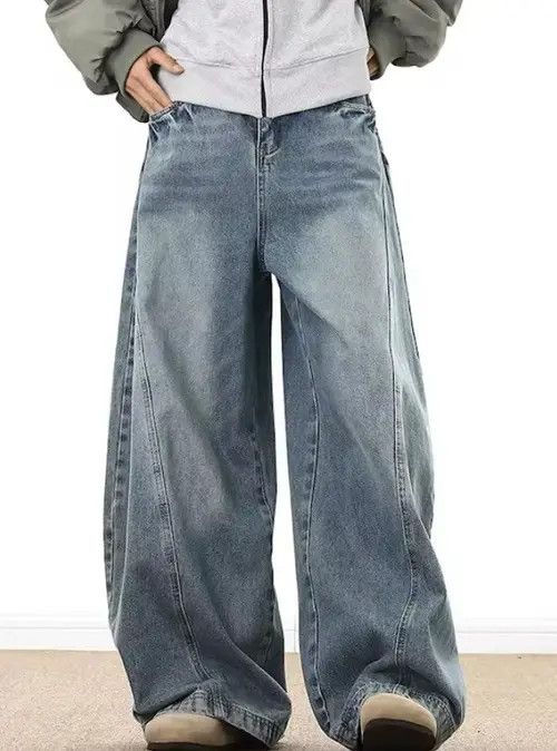 Japanese Brand Kawashima x Miwa Baggy Striped Size US 33 - 6 Thumbnail