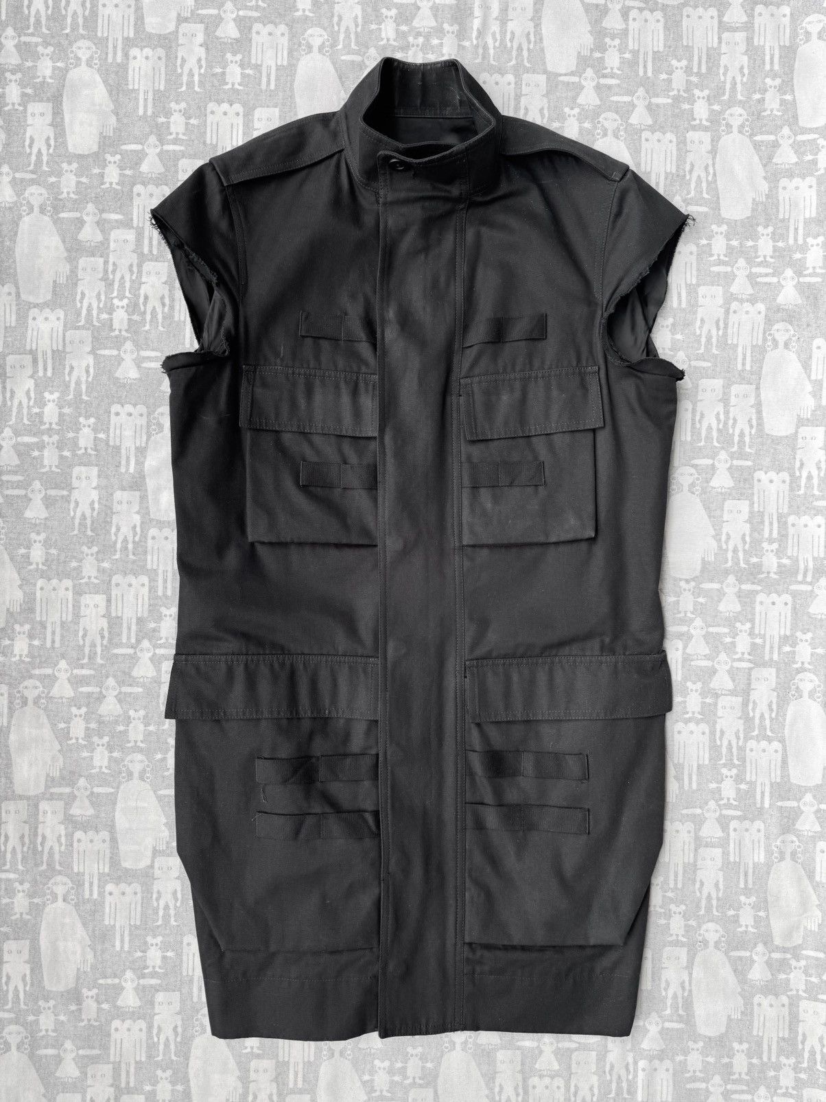 Rick Owens RICK OWENS SS17 WALRUS EMBROIDERY VEST | Grailed