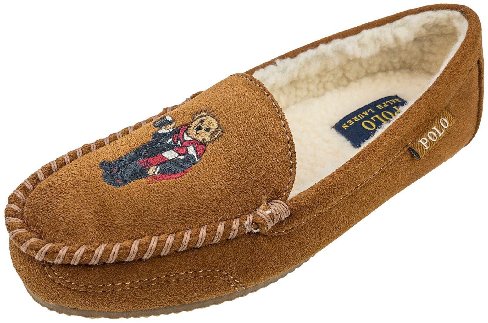 Polo Ralph Lauren POLO RALPH LAUREN Women's Dezi Bear Moccasin Slipper 10 M Size US 10 / IT 40 - 1 Thumbnail