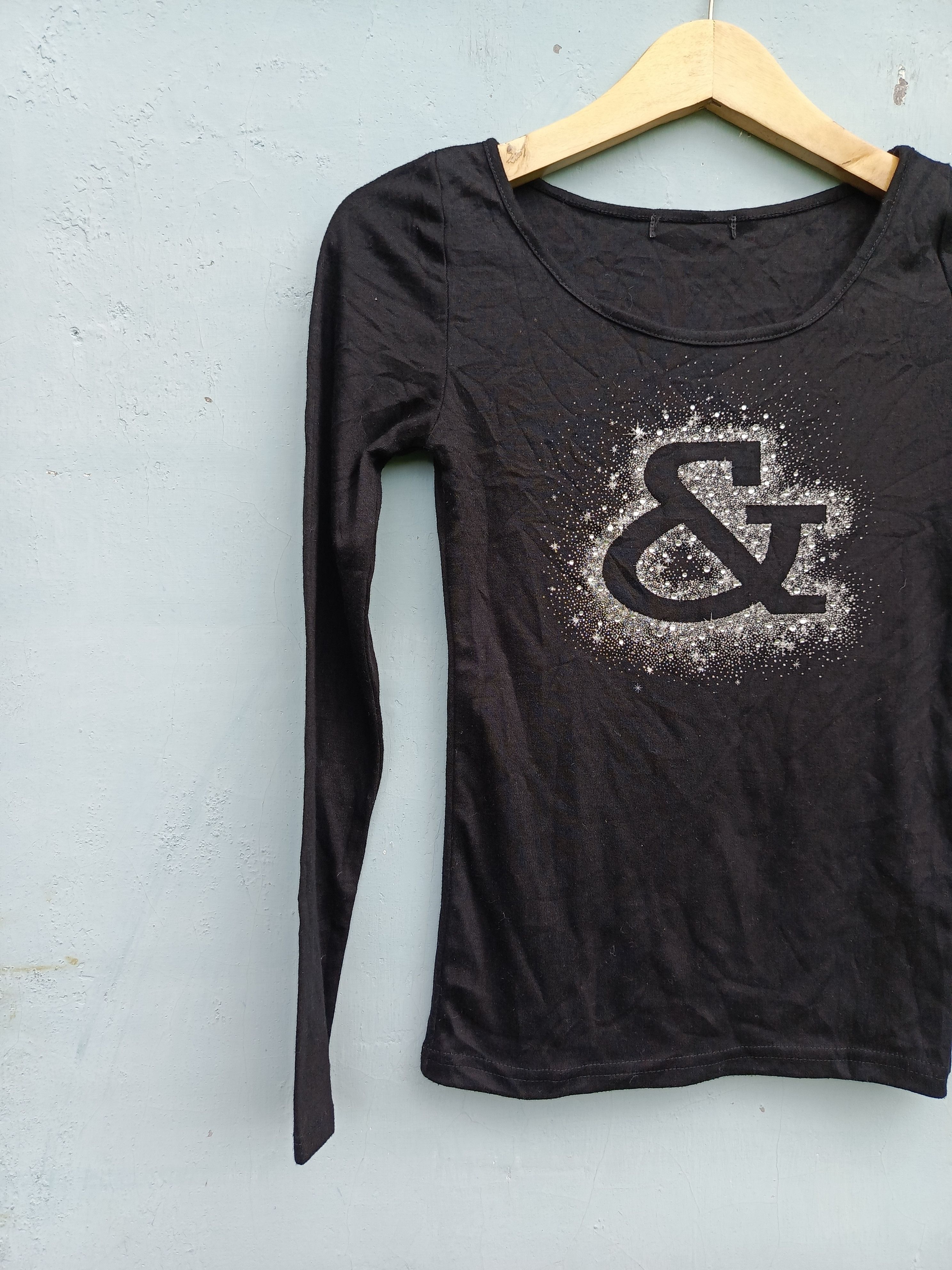 Japanese Brand &by p&d glitter long sleeve t-shirts Size S / US 4 / IT 40 - 7 Thumbnail