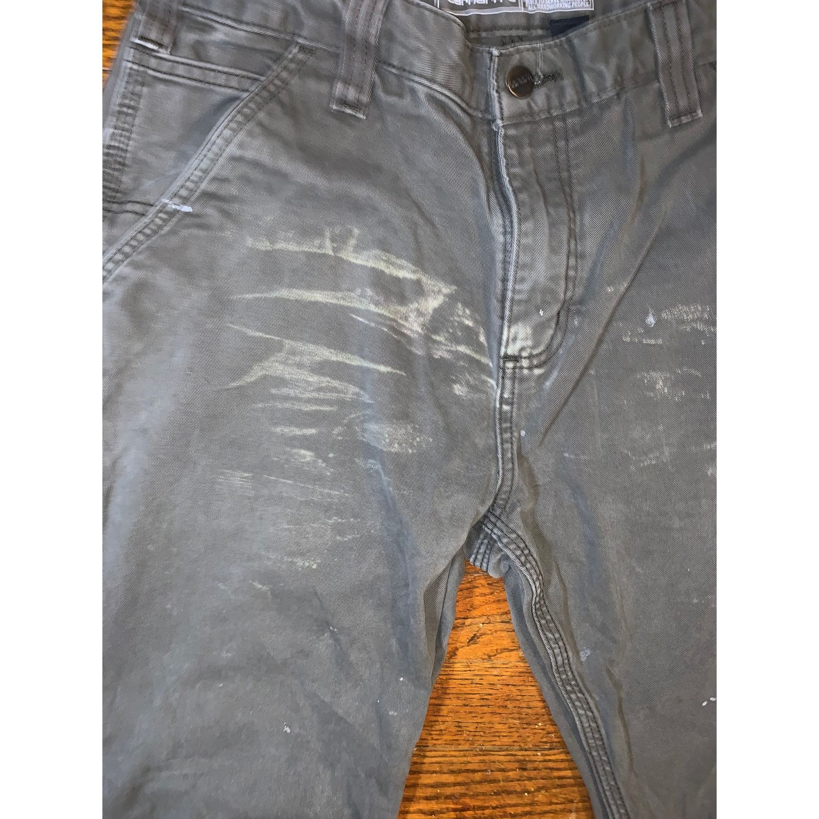 Carhartt Carhartt B324 Carpenter Pants 32x32 Distressed Workwear Size US 32 / EU 48 - 2 Thumbnail