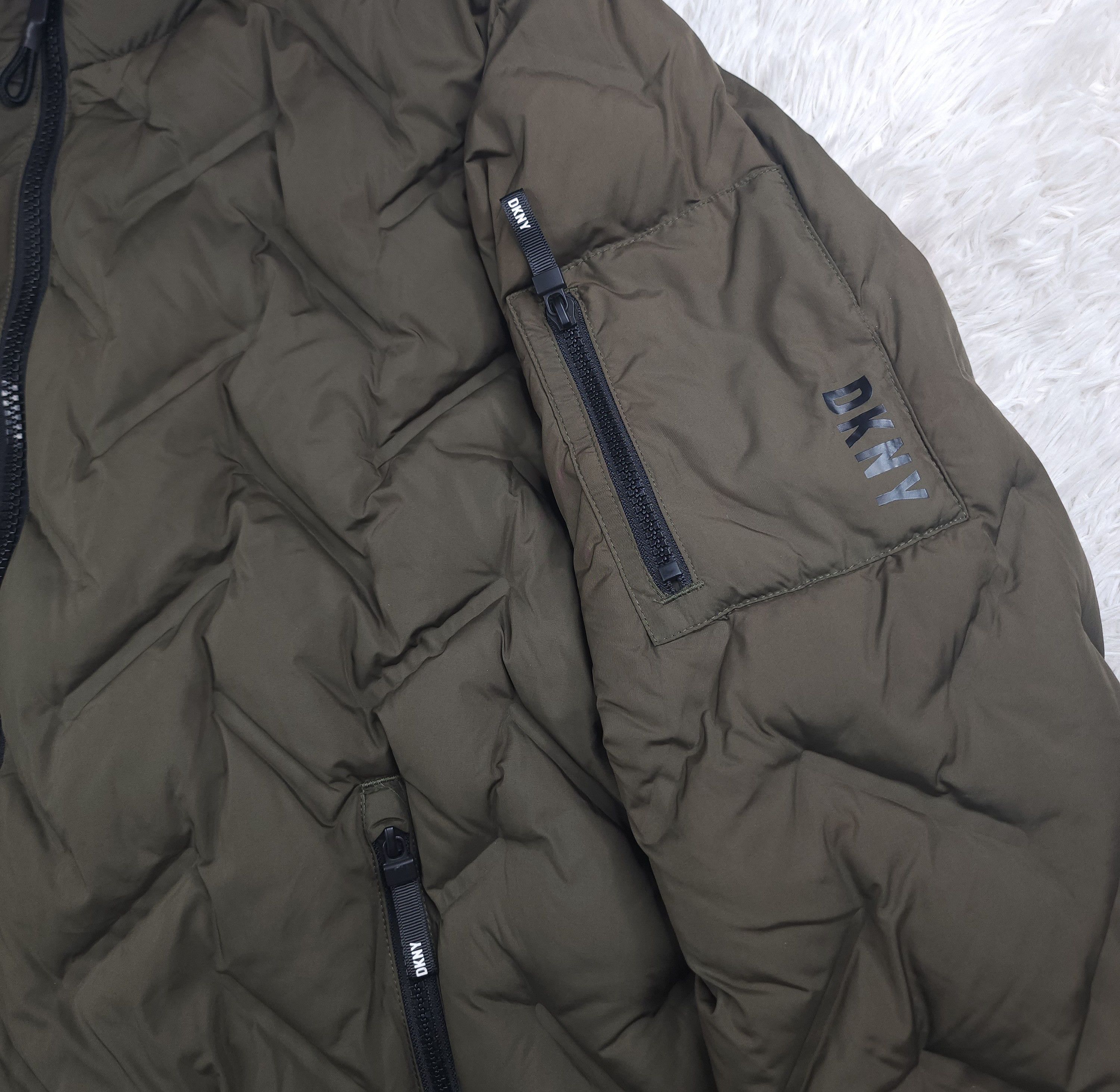DKNY DKNY olive man puffer jacket Size US XL / EU 56 / 4 - 3 Thumbnail