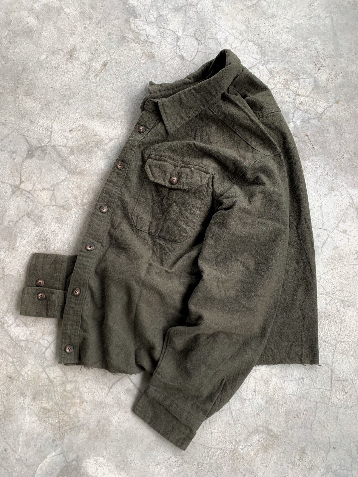 Vintage Cropped button up shirt double pocket C&C boxy Size US L / EU 52-54 / 3 - 3 Thumbnail