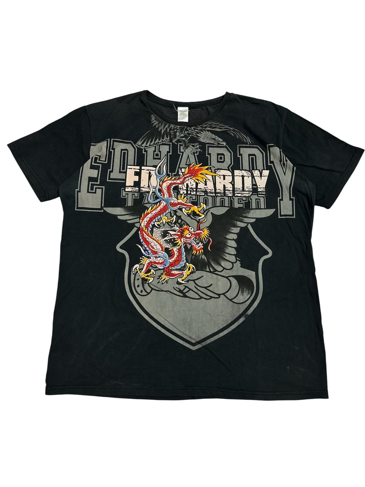 GOA 2000s Distressed Ed Hardy Christian Audigier Lgb Jnco Style Size US XL / EU 56 / 4 - 1 Thumbnail