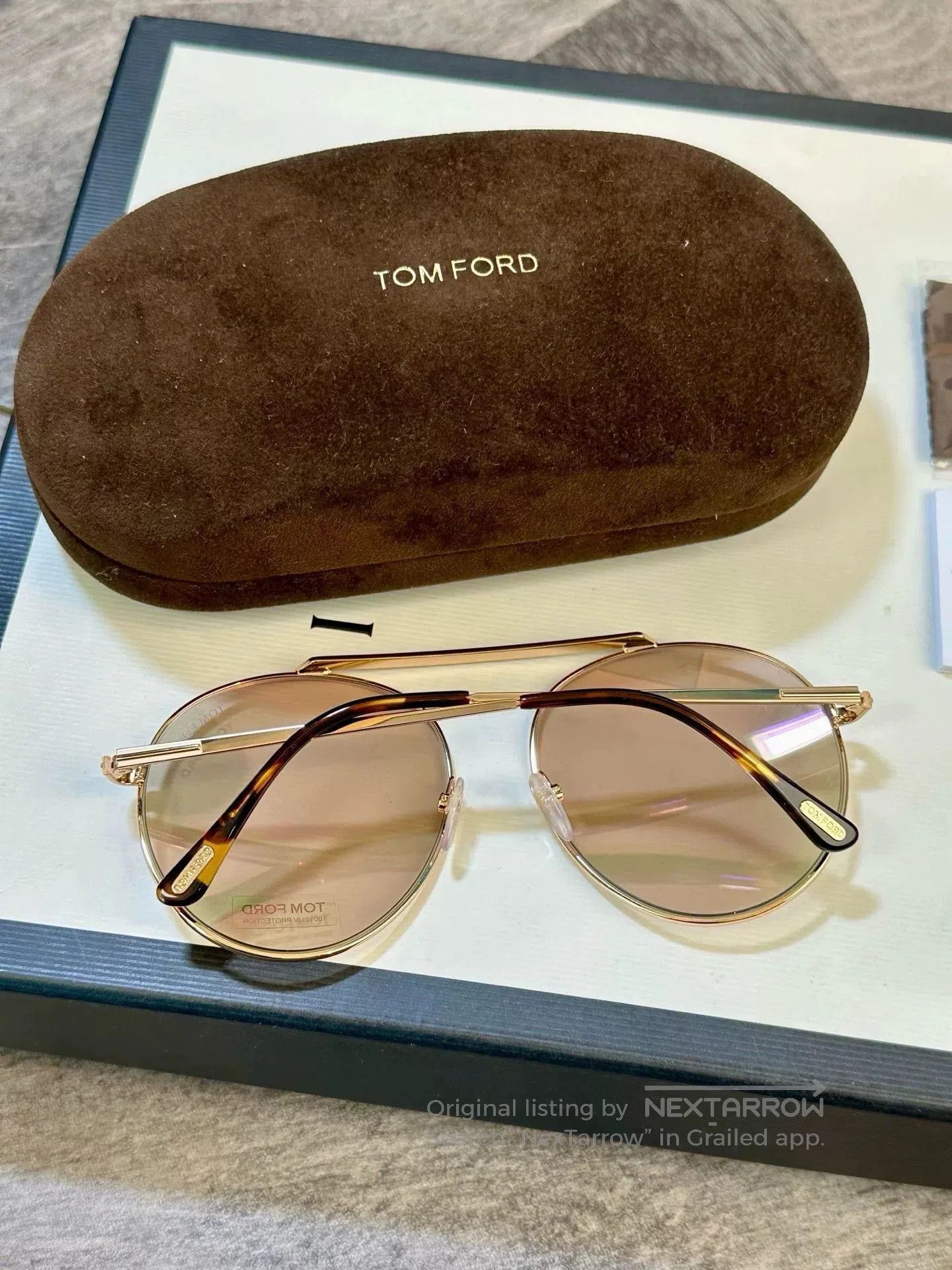 Tom Ford Tom Ford Aviator Sunglasses. Size ONE SIZE - 8 Thumbnail