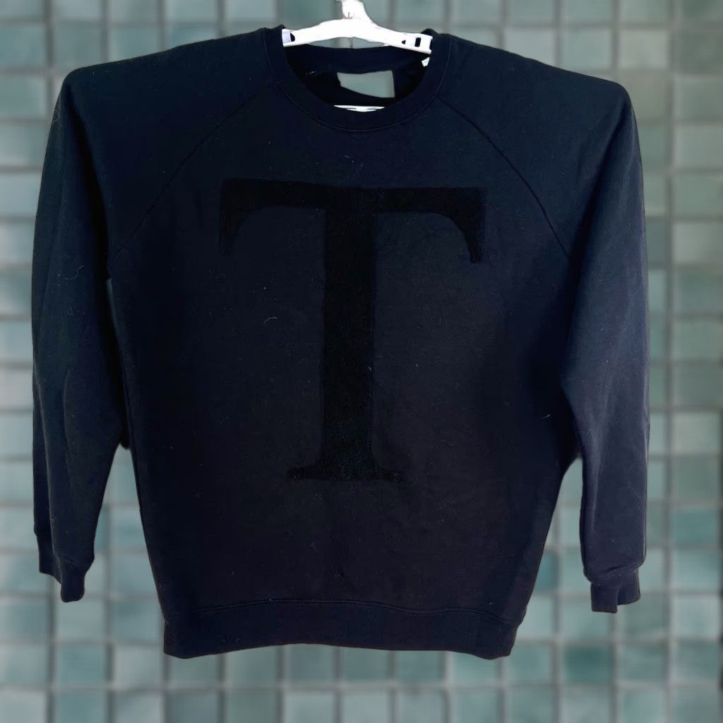 Vintage Tailored Original Embossed T Sweatshirt Mens Size M Black Size US M / EU 48-50 / 2 - 1 Thumbnail