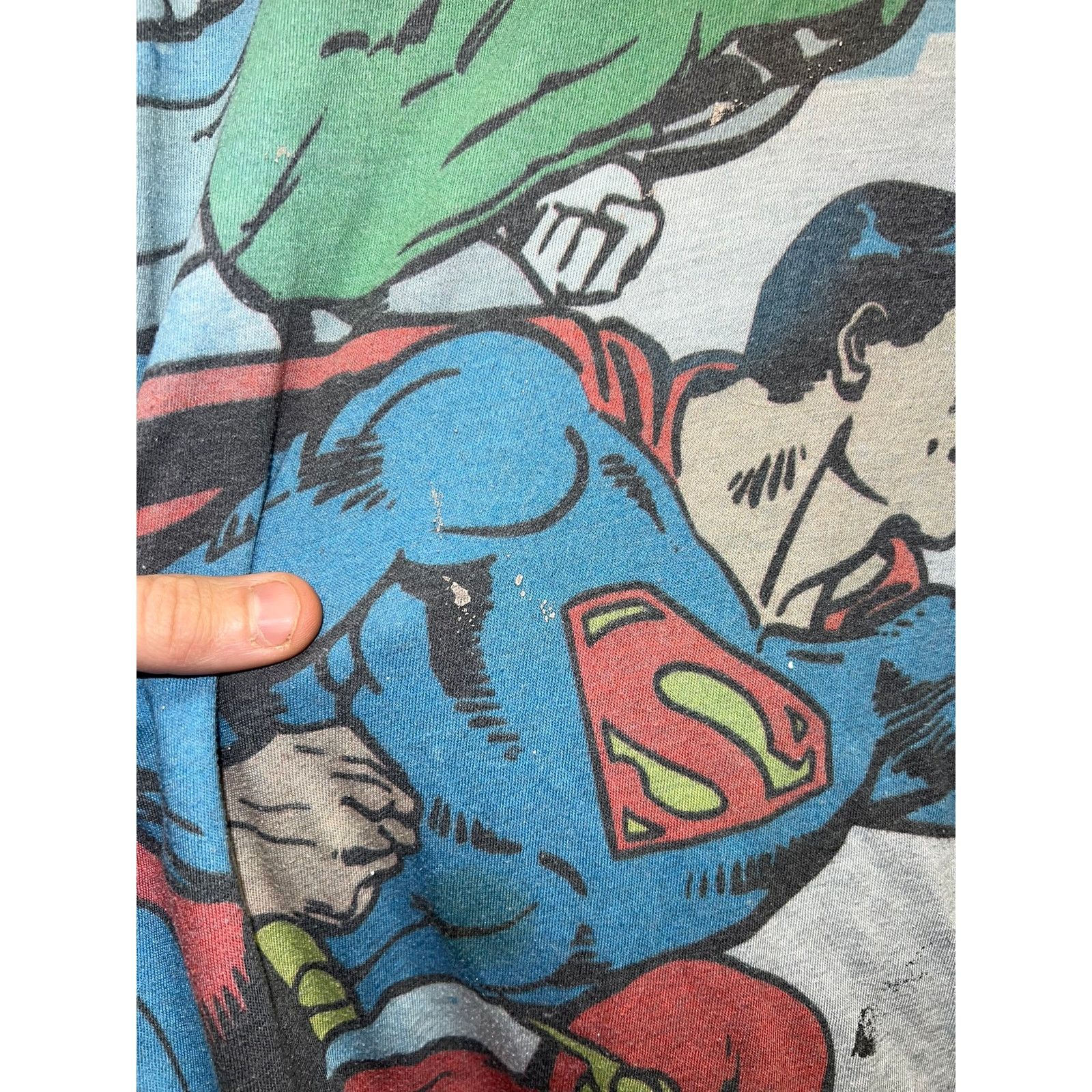 DC Comics Vintage DC Comics Shirt Polyester Superhero Batman Flash M Size US M / EU 48-50 / 2 - 3 Thumbnail