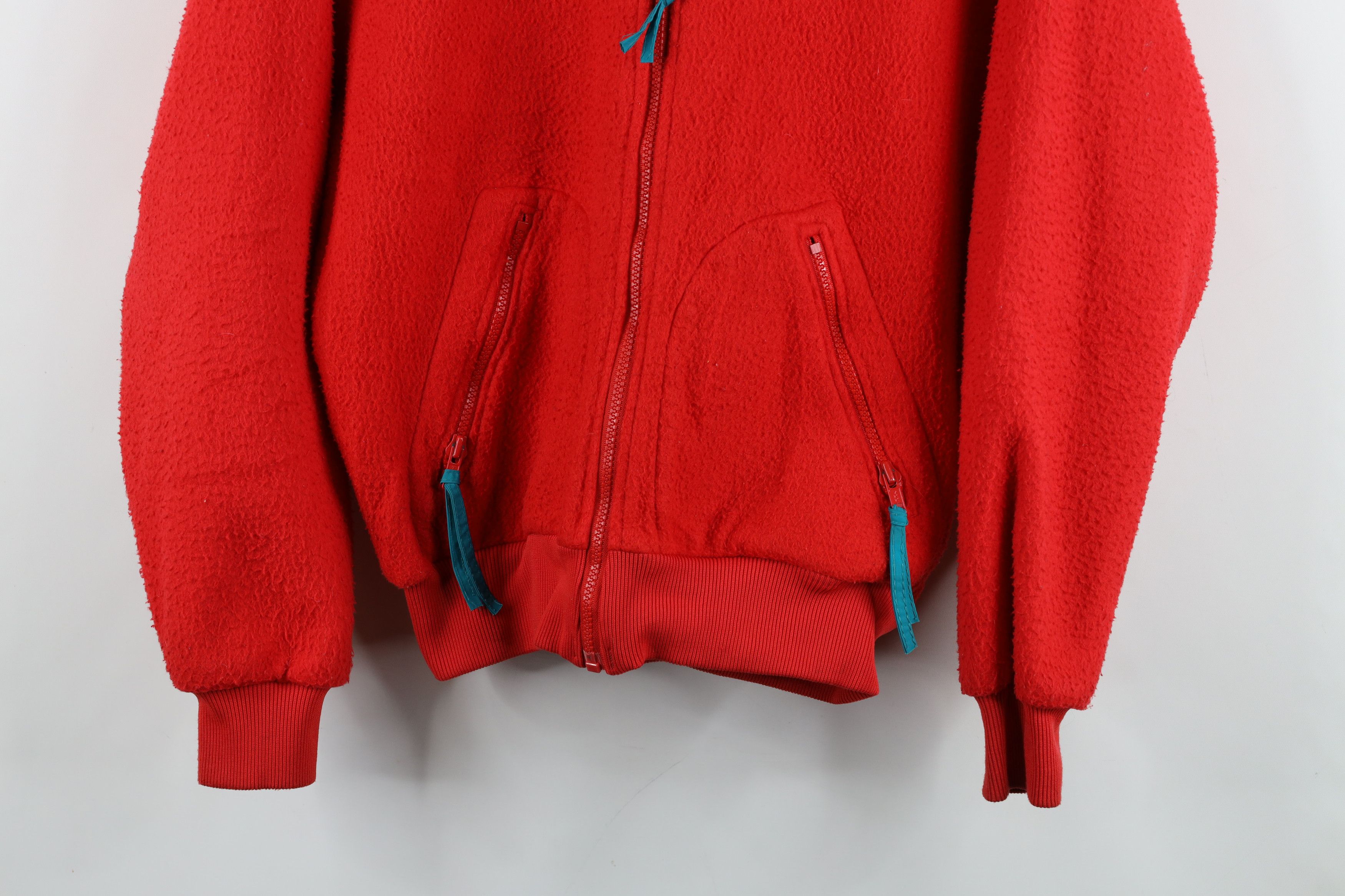 Columbia Vintage 80s 90s Columbia Full Zip Fleece Jacket Red USA Size US S / EU 44-46 / 1 - 3 Thumbnail