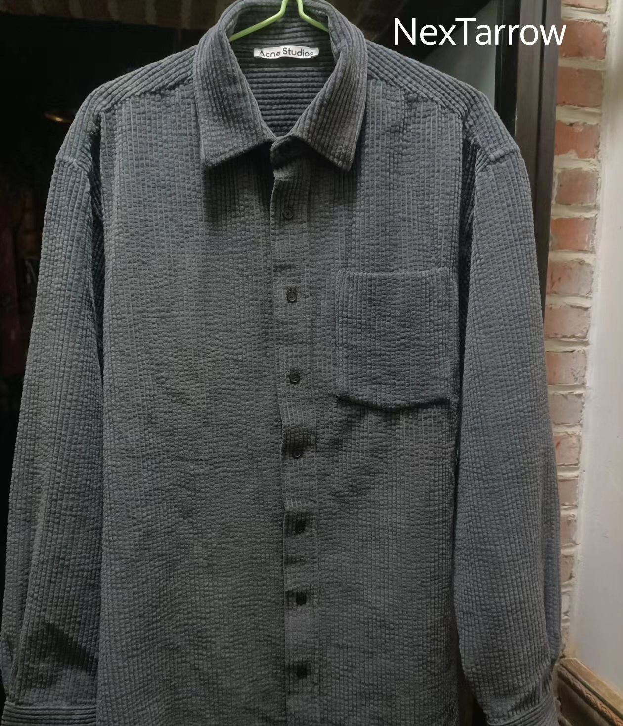 Acne Studios acne studios Corduroy casual shirt 2412-Nextarrow Size US M / EU 48-50 / 2 - 1 Thumbnail