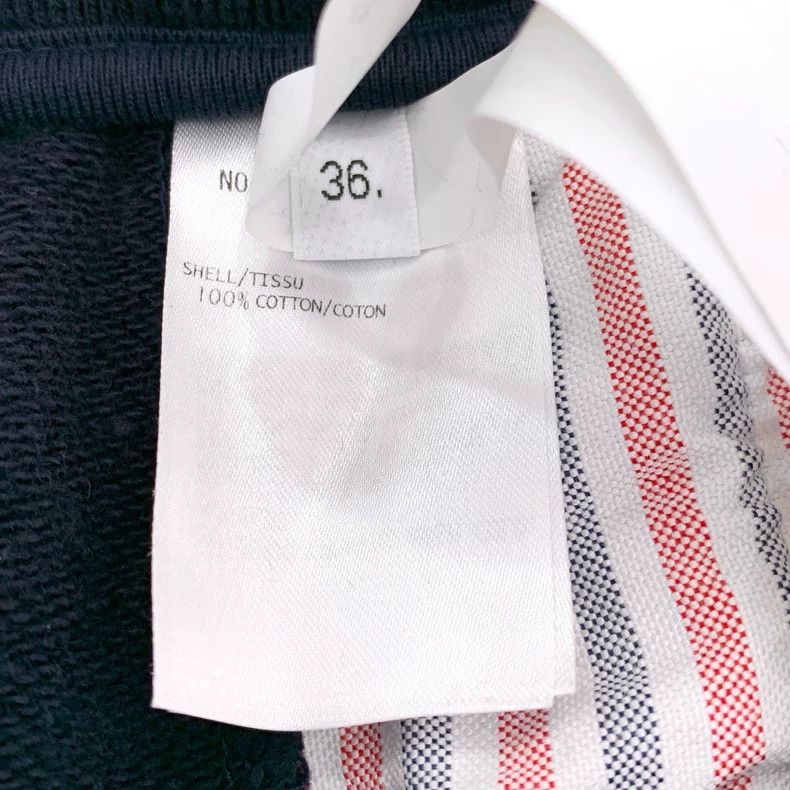 Thom Browne thom browneClassic four-bar dark blue cotton casual pants s Size US 38 / EU 54 - 8 Thumbnail