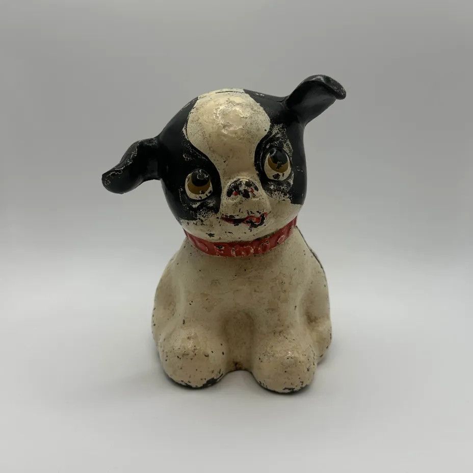 Other Vintage 1920s Hubley Fido Cast Iron Still Coin Bank Size ONE SIZE - 1 Thumbnail