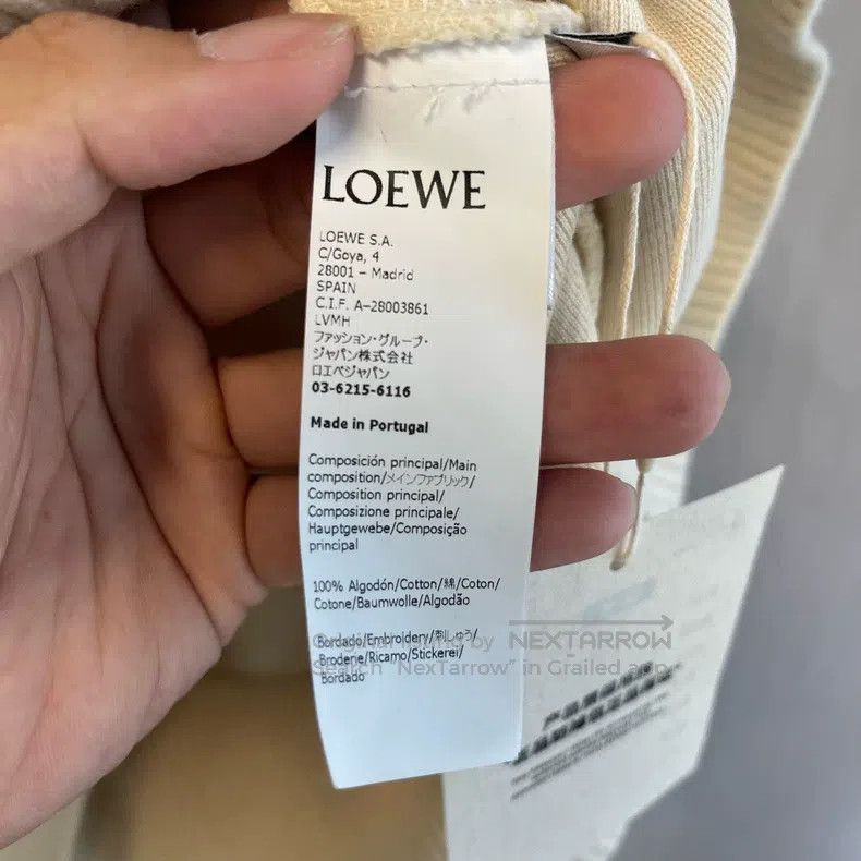 Loewe Loewe Embroidered logo off-white sweatshirt Size XS / US 0-2 / IT 36-38 - 4 Thumbnail