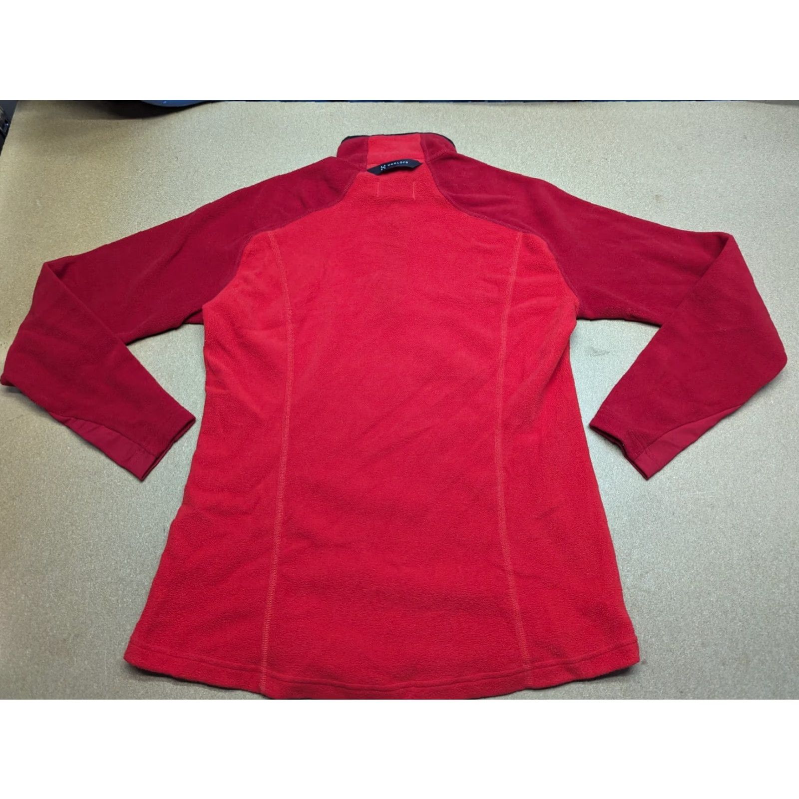 Vintage Haglöfs Womens Fleece Pullover Top Large Polartec Sports Red Track Run Outdoor Hoodie? Size L / US 10 / IT 46 - 2 Thumbnail