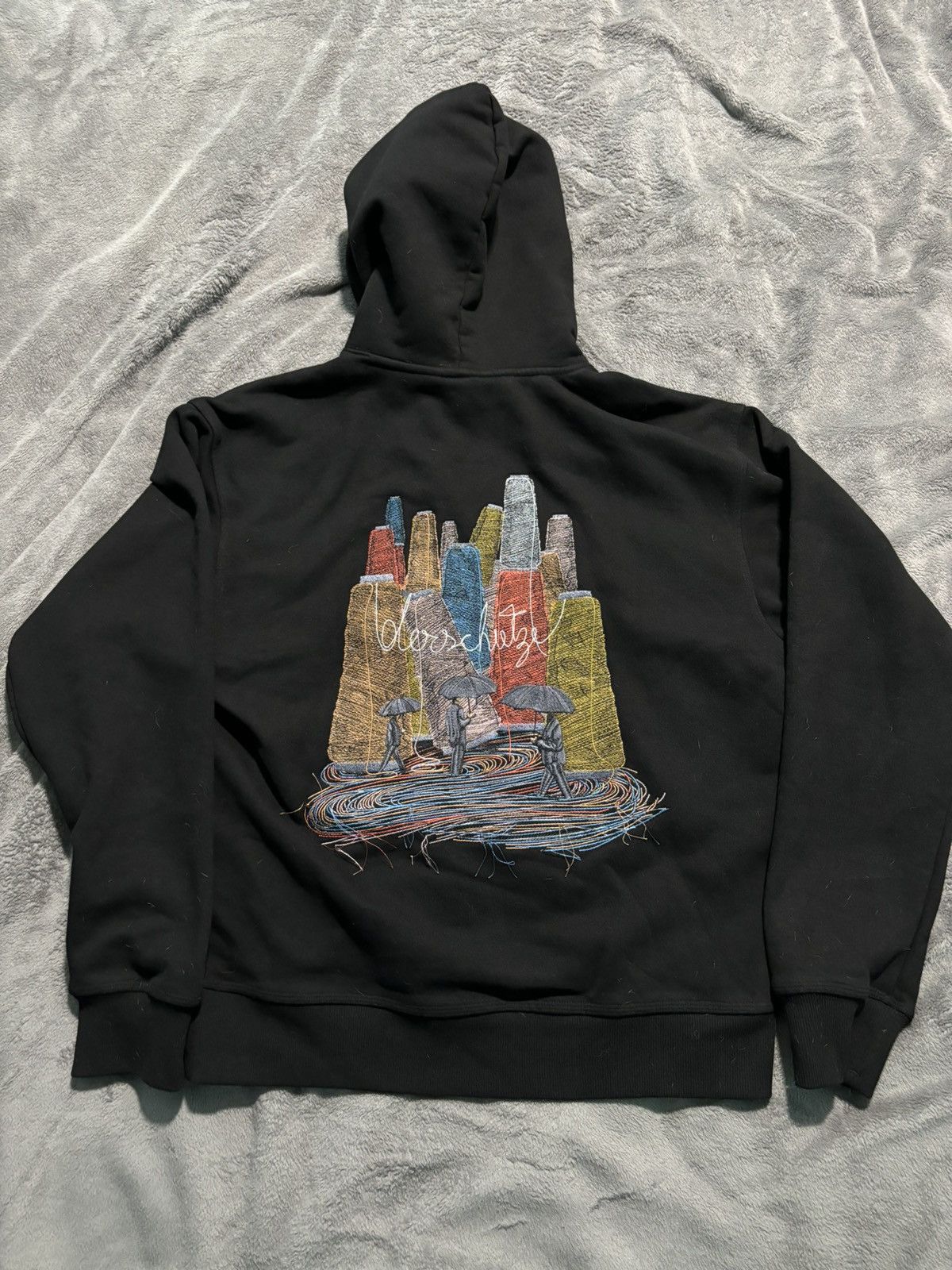 Derschutze Derschutze embroidery hoodie | Grailed