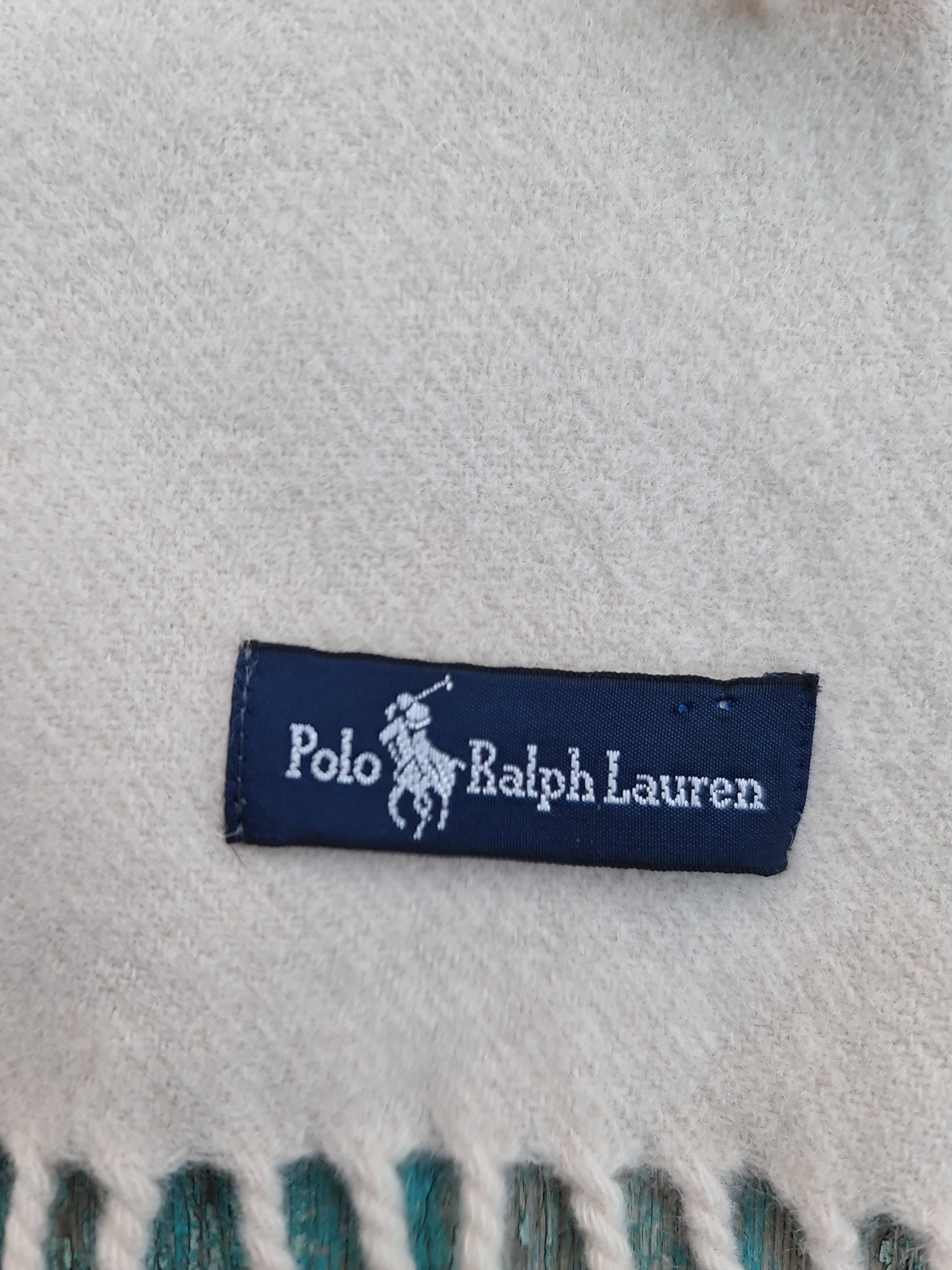 Polo Ralph Lauren POLO RALPH LAUREN Pleat Knit Angora Lana Wool Muffler Scarf Size ONE SIZE - 3 Thumbnail