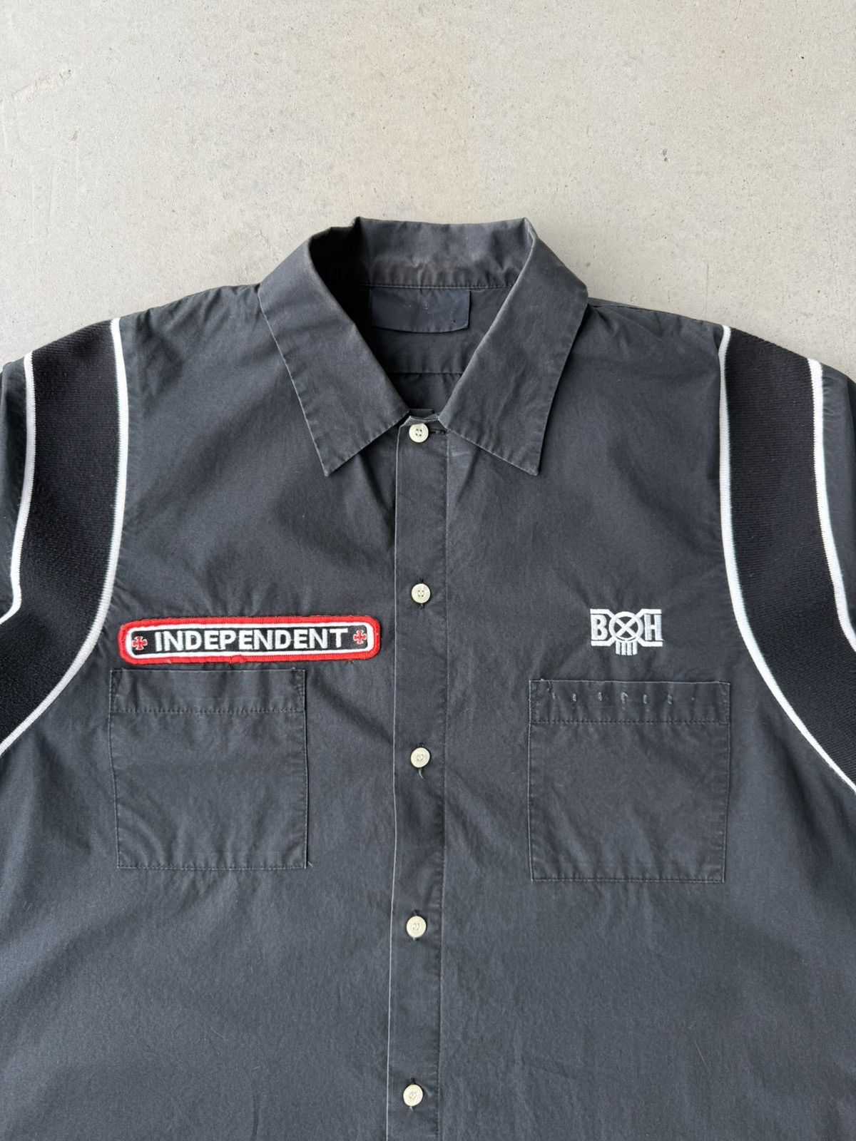 Bounty Hunter Bounty Hunter X Independent Truck Co. Patch Black Button Up Size US L / EU 52-54 / 3 - 3 Thumbnail