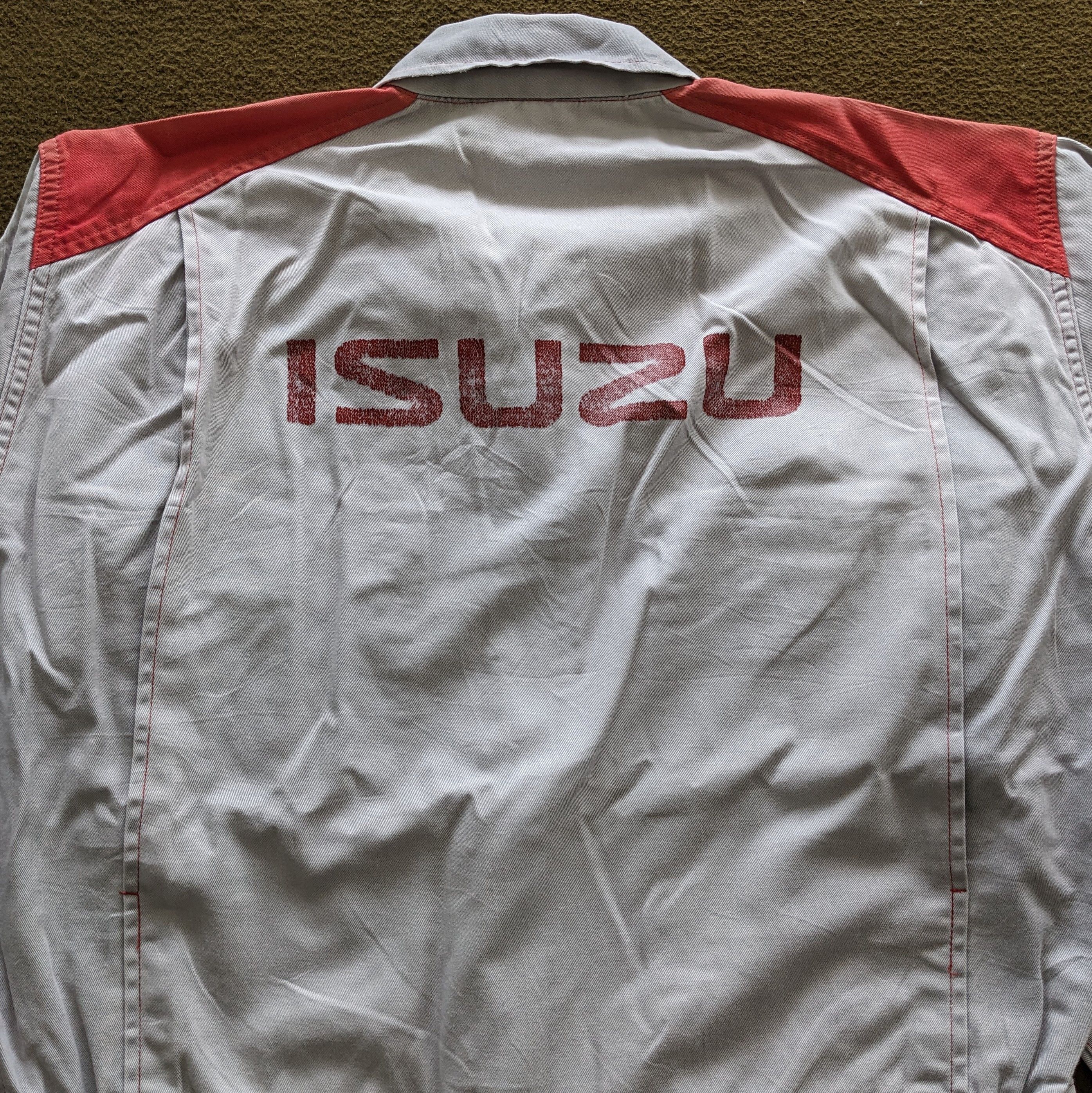 Vintage Vintage ISUZU Motorsports Racing Coverall Workwear Jacket Size US L / EU 52-54 / 3 - 2 Thumbnail