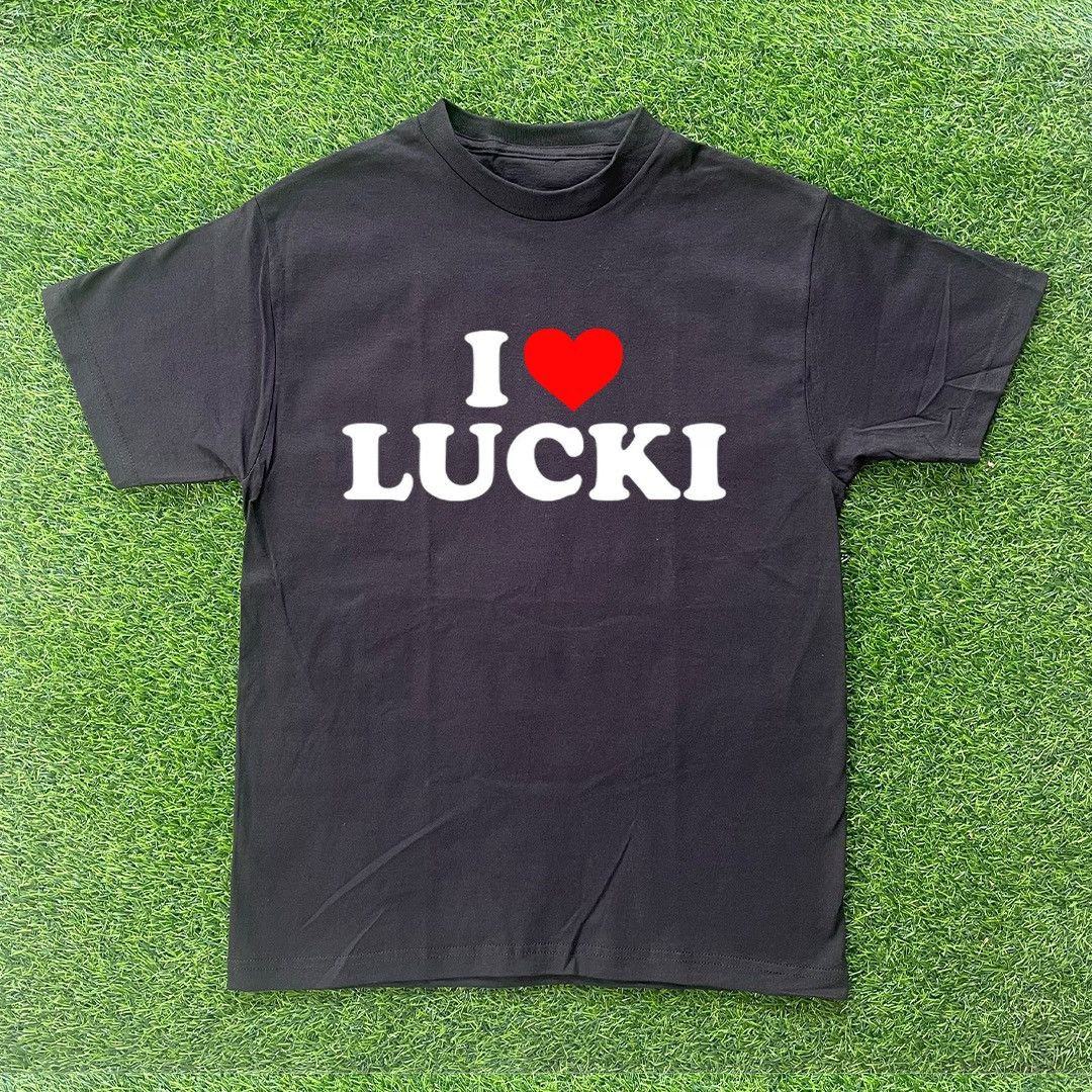 Vintage I <3 LUCKI TSHIRT Size US L / EU 52-54 / 3 - 1 Preview