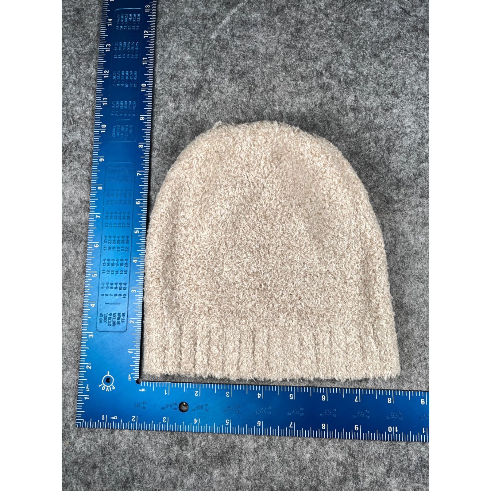 Vintage Winter Essential Beanie Toque Womens One Size Ivory Knit Polyester Blend NEW Size ONE SIZE - 5 Thumbnail