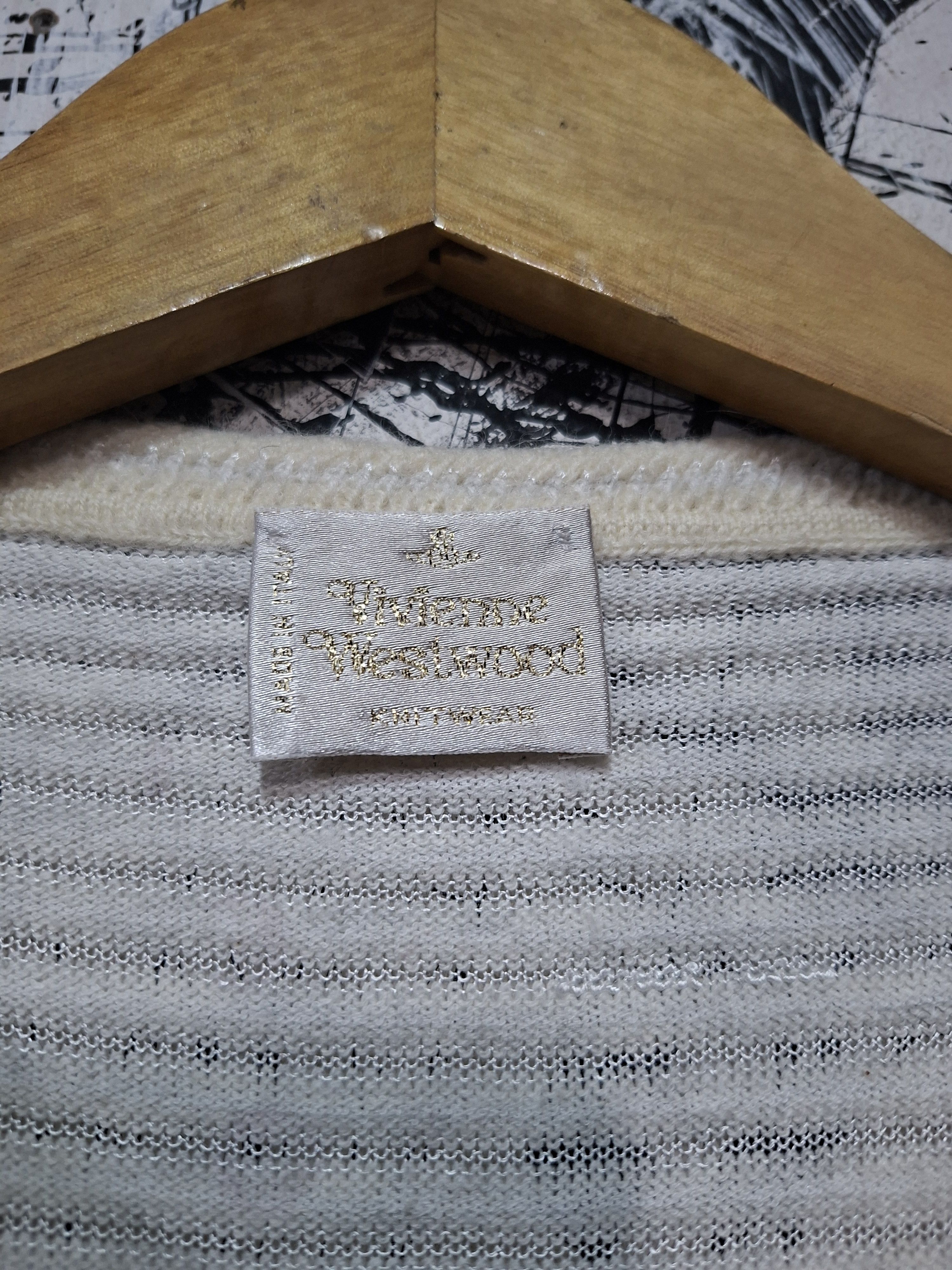 Vivienne Westwood VIVIENNE WESTWOOD KNIT CROPPED T-SHIRT Size M / US 6-8 / IT 42-44 - 4 Thumbnail