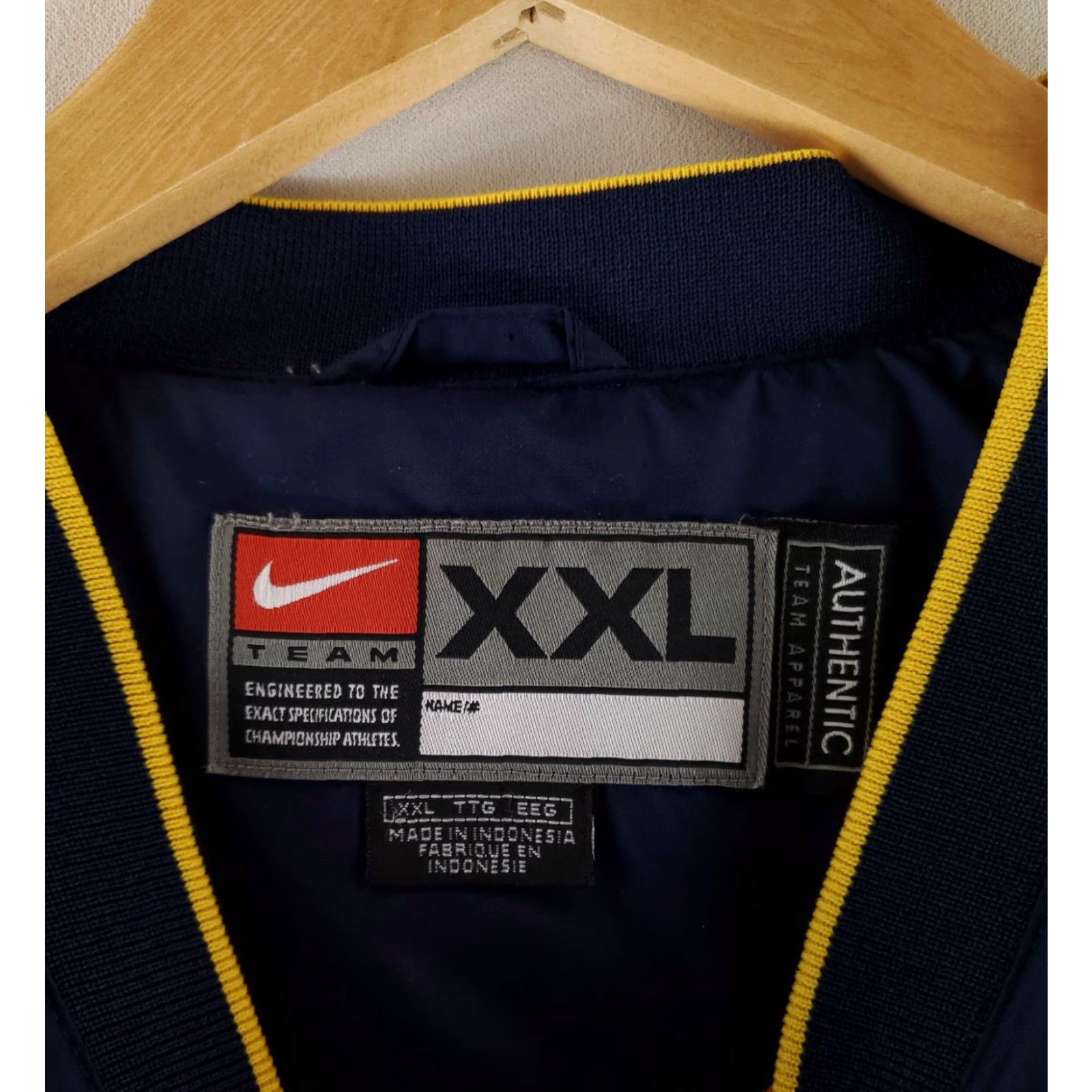 Nike Nike University Michigan Windbreaker Jacket Blue Mens XXL Pullover Warmup Size US XXL / EU 58 / 5 - 6 Thumbnail