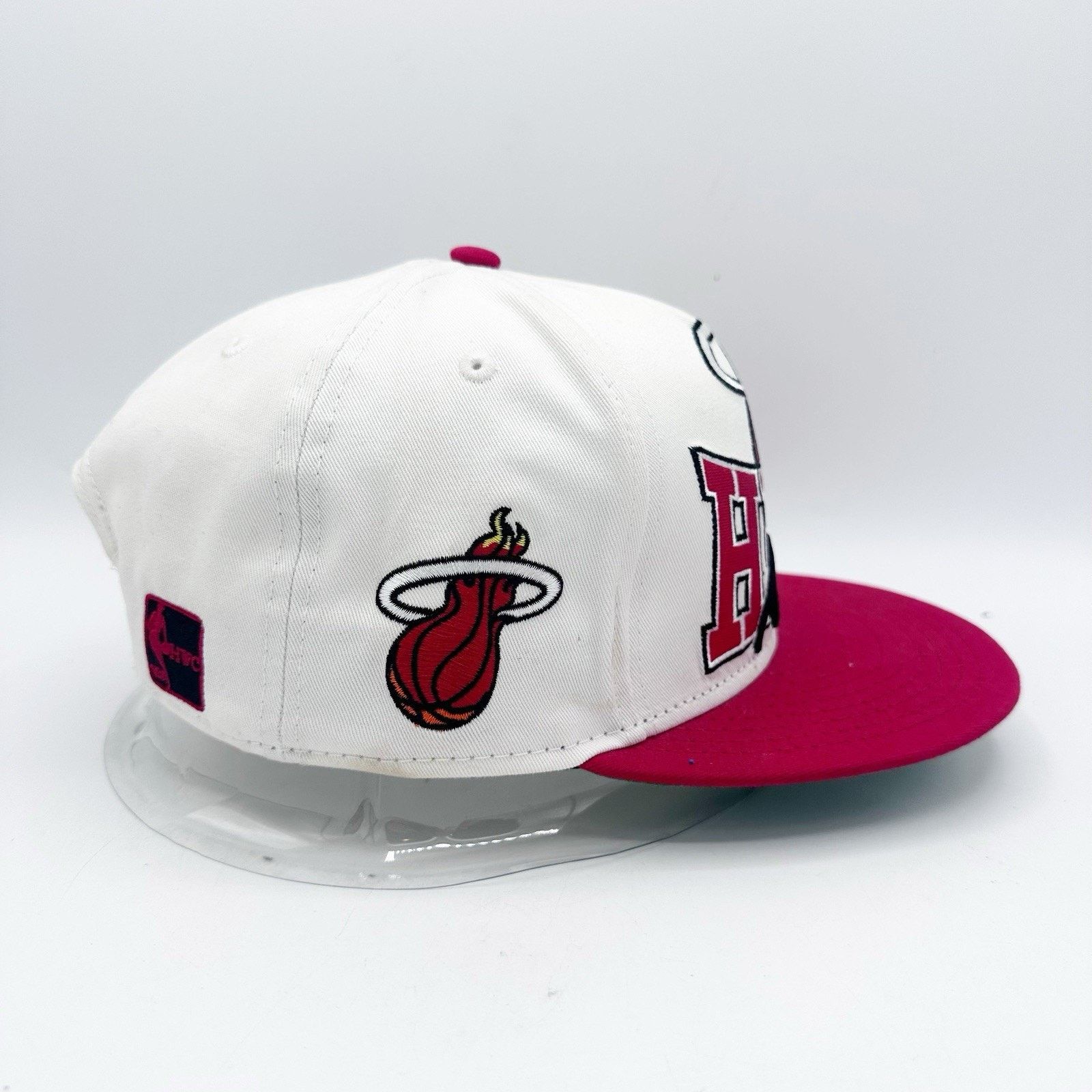 New Era New Era Hardwood Classics Miami Heat Spell Out 3D Snapback Size ONE SIZE - 4 Thumbnail
