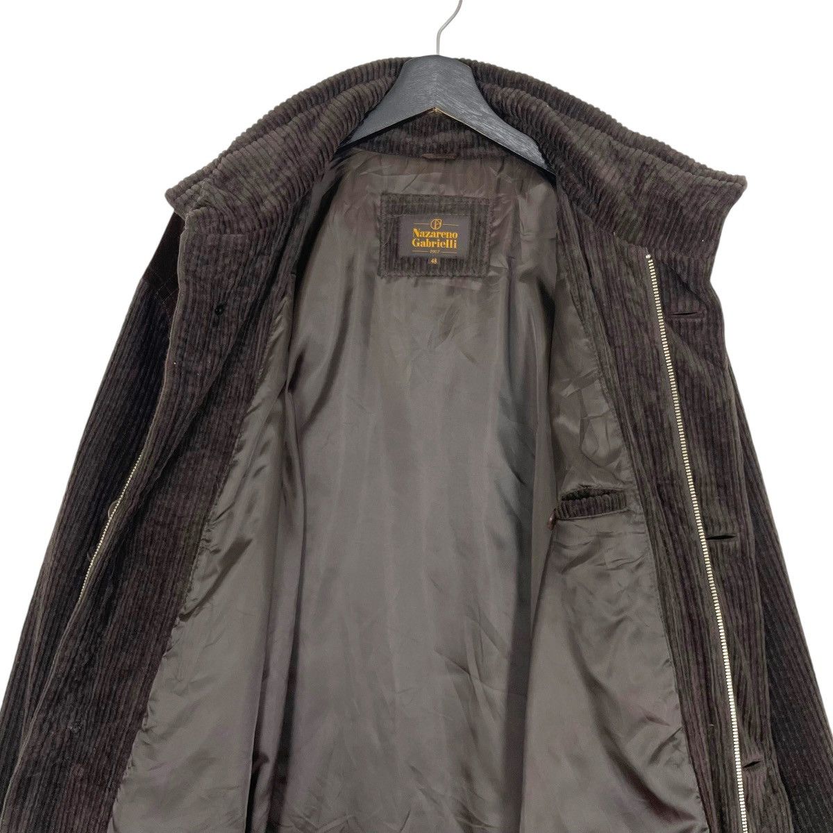 Nazareno Gabrielli Vintage Nazareno Gabrielli 1907 Velvet Jacket Brown Size US L / EU 52-54 / 3 - 14 Thumbnail