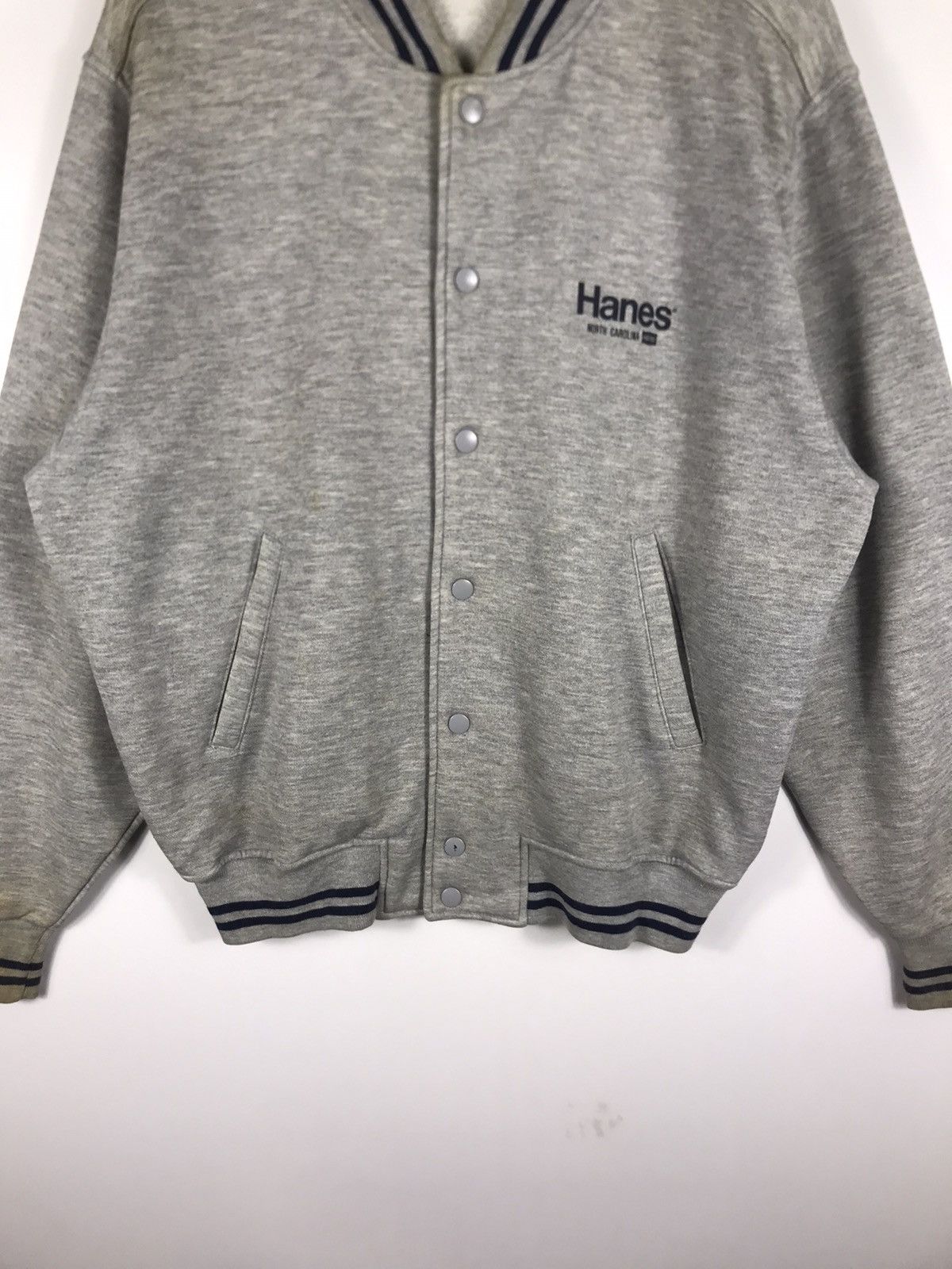 Hanes × Vintage ⚡️Vintage Hanes North Carolina Varsity Jacket Size US L / EU 52-54 / 3 - 5 Thumbnail