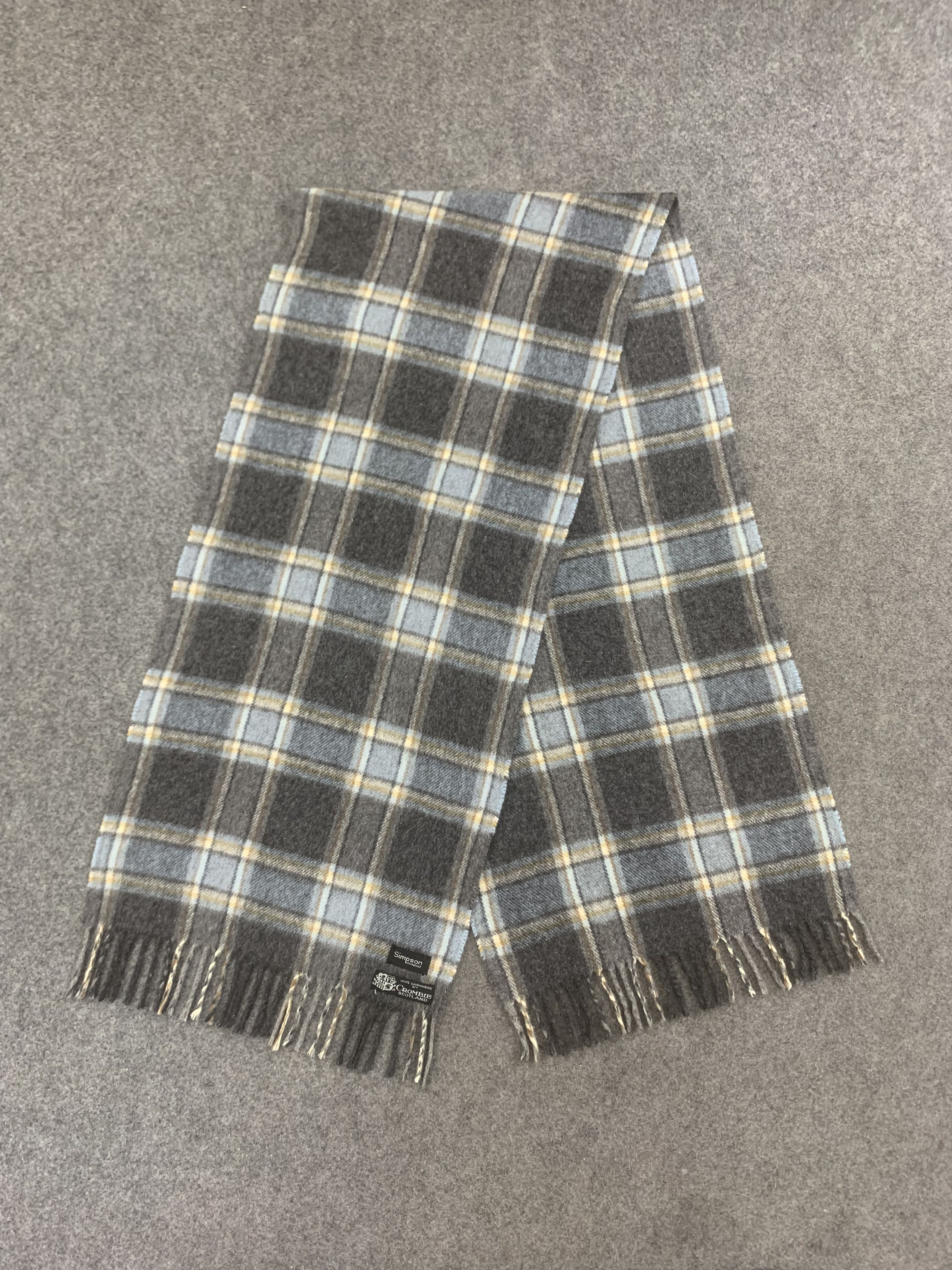 Vintage Simpson Scarf Cashmere Muffler Neck Wrap BL9242 Size ONE SIZE - 4 Thumbnail