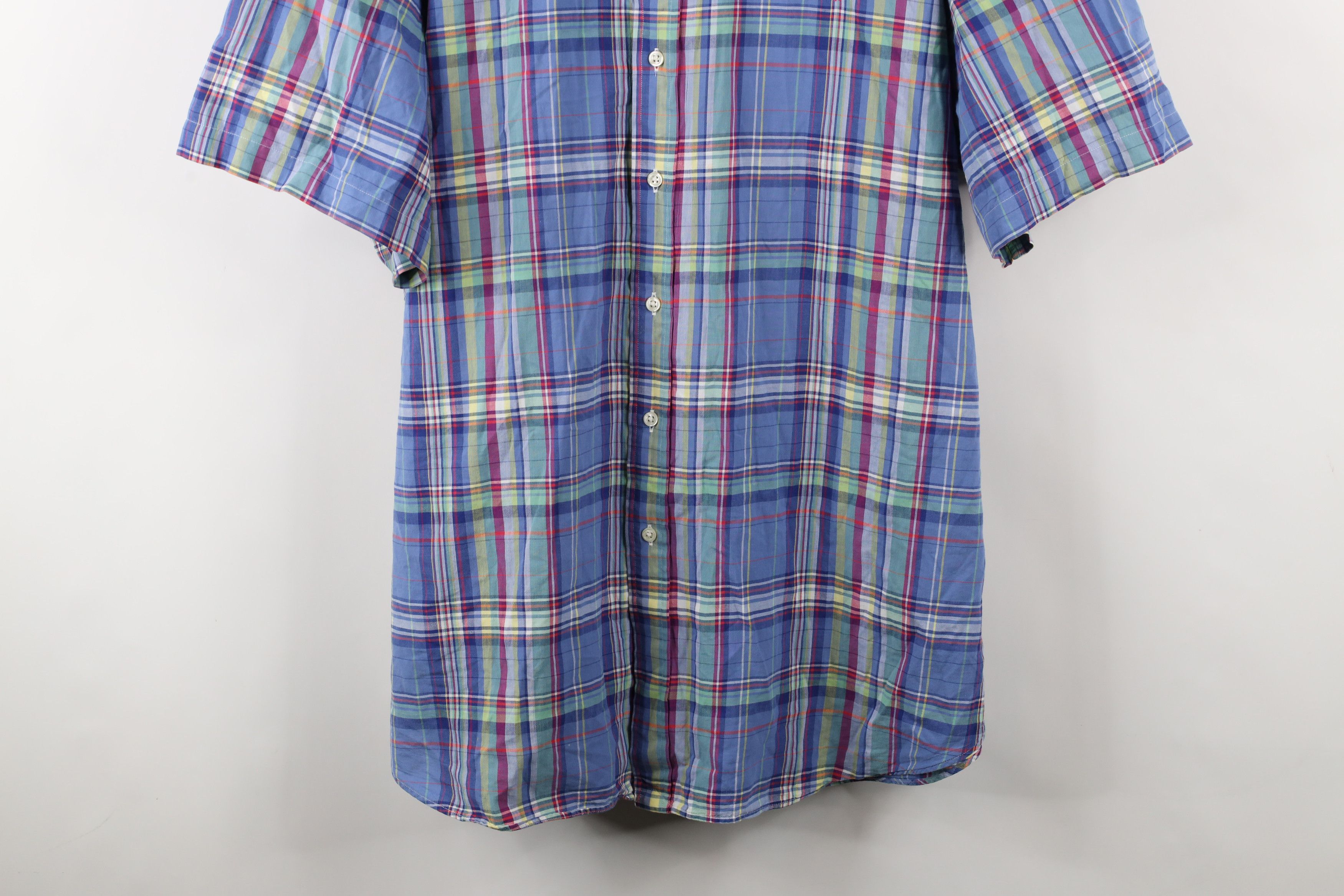 Polo Ralph Lauren Vintage 90s Ralph Lauren Plaid Button Down Shirt Cotton Size US XXL / EU 58 / 5 - 3 Thumbnail