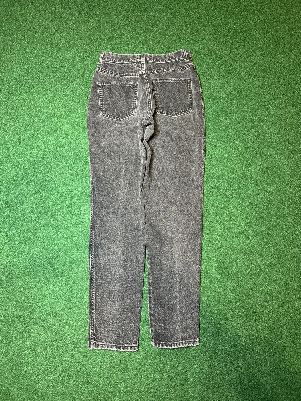 Vintage Vintage 70s Nuovo Straight Taper Talon Zipper Black Jeans Size 26" / US 2 / IT 38 - 2 Thumbnail