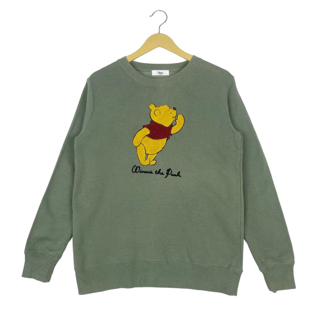 Disney Winnie The Pooh Sweatshirt Green Crewneck Pullover Jumper Size US S / EU 44-46 / 1 - 1 Thumbnail