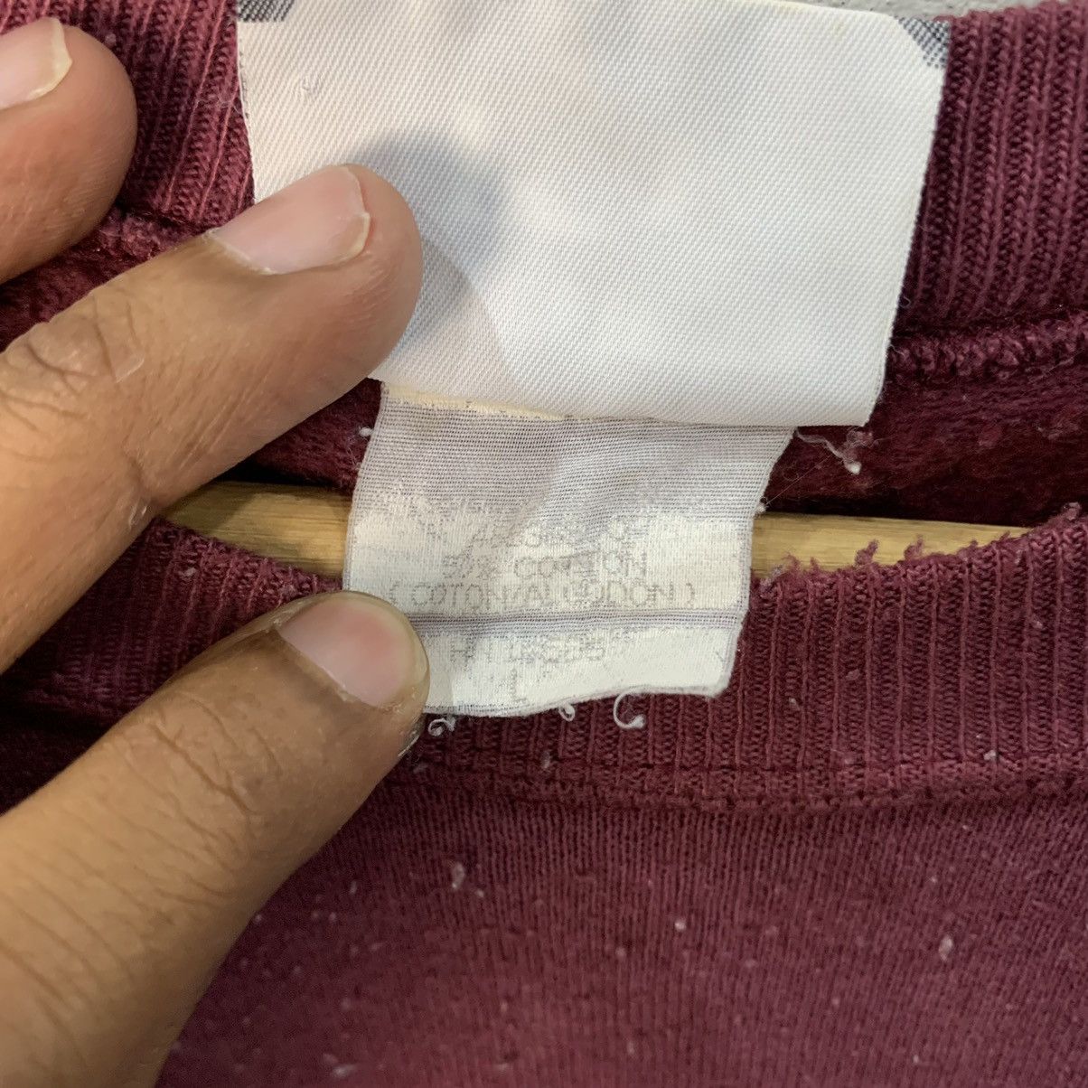 Vintage Maroon lee sweatshirt Pullover Medium Size