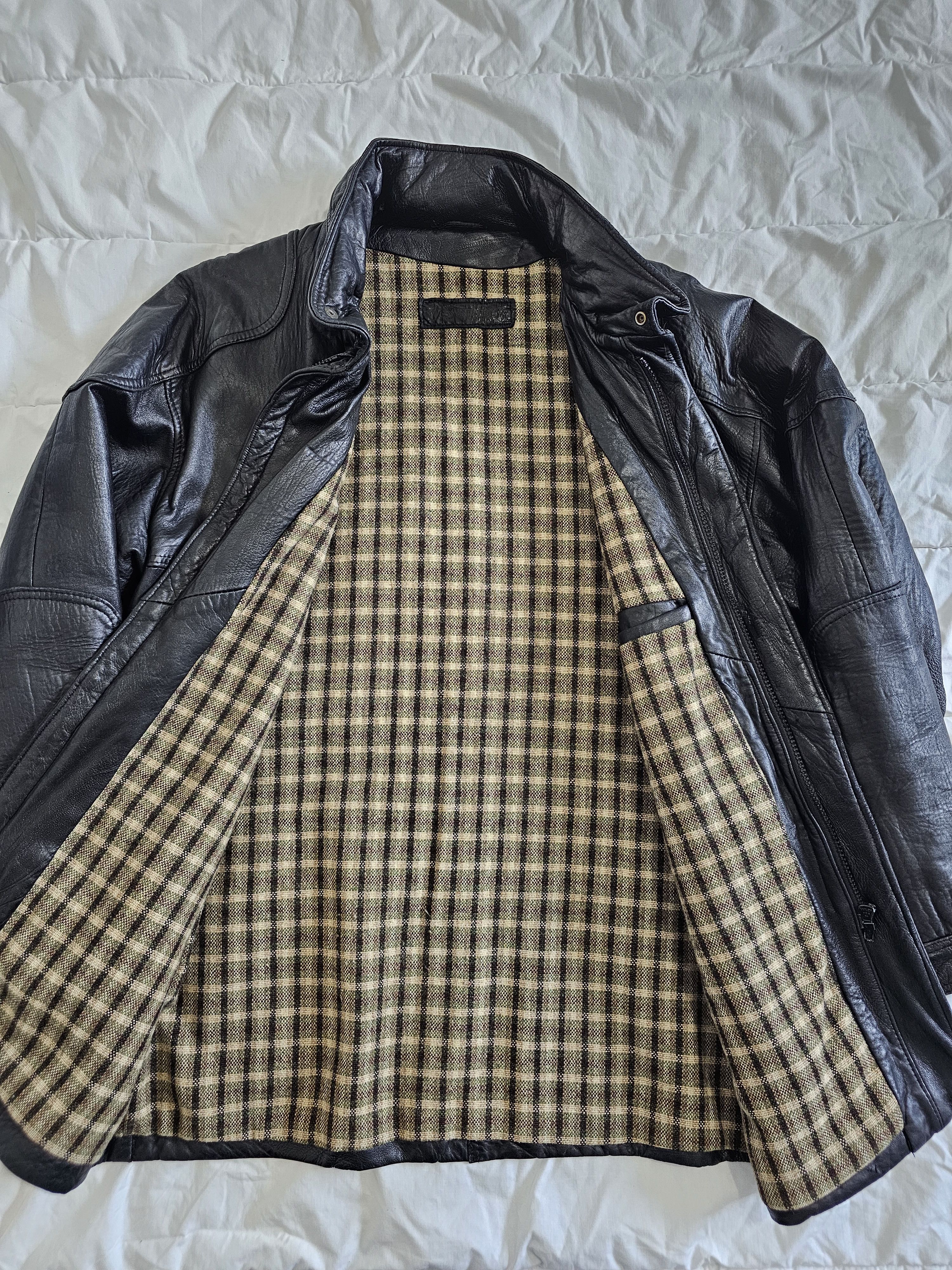 Yves Saint Laurent Vintage Yves Saint Laurent leather jacket Size US L / EU 52-54 / 3 - 4 Thumbnail
