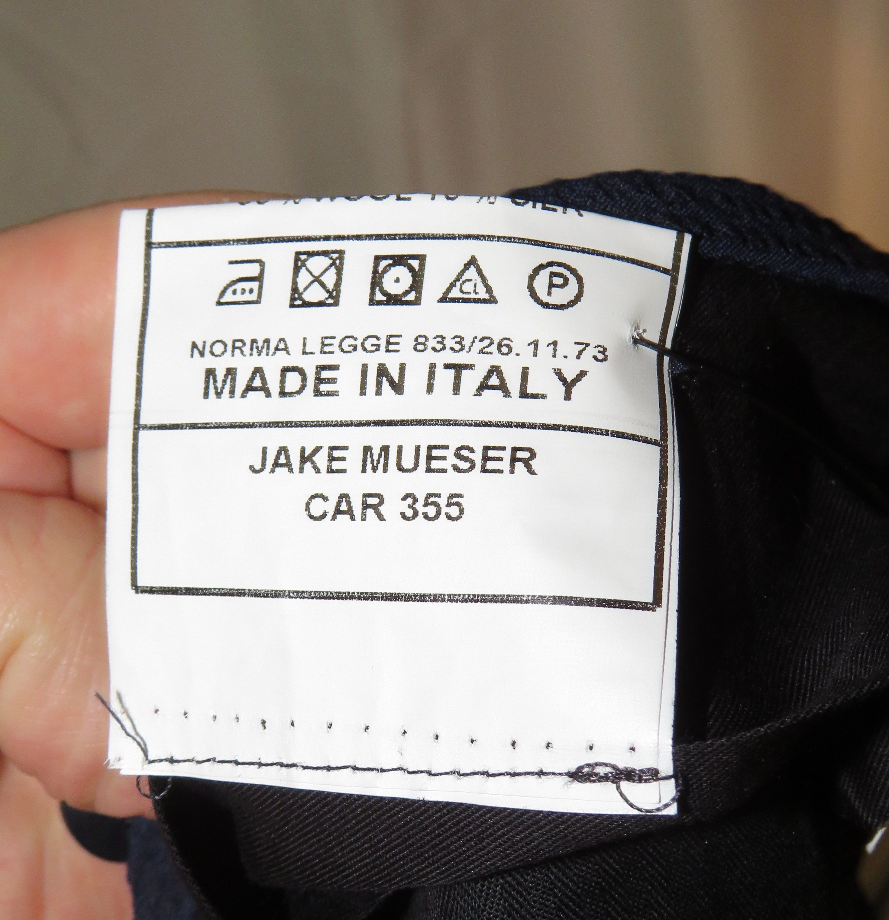 Other J. Meuser Loro Piana Super 150 Bespoke Blue Seersucker Suit Size 38R - 17 Thumbnail