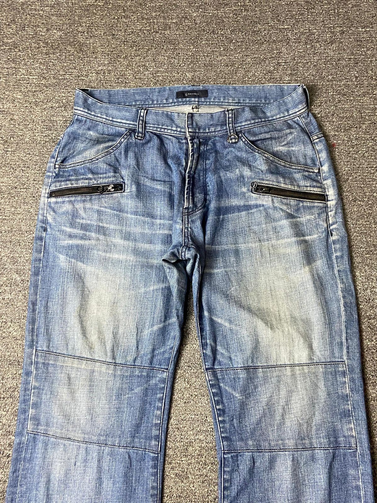 RAGEBLUE Vintage Rage Blue Denim Jeans with Pockets (149) Size US 32 / EU 48 - 9 Thumbnail