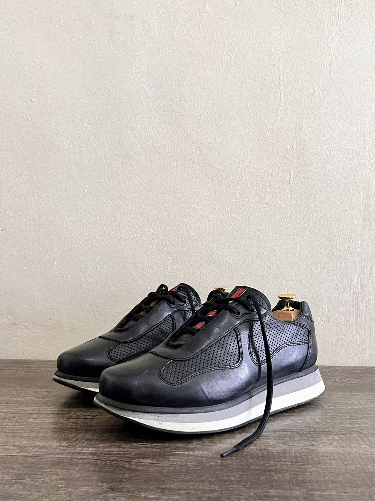 Prada Americas Cup Platform Sneakers Size US 7 / EU 40 - 3 Thumbnail