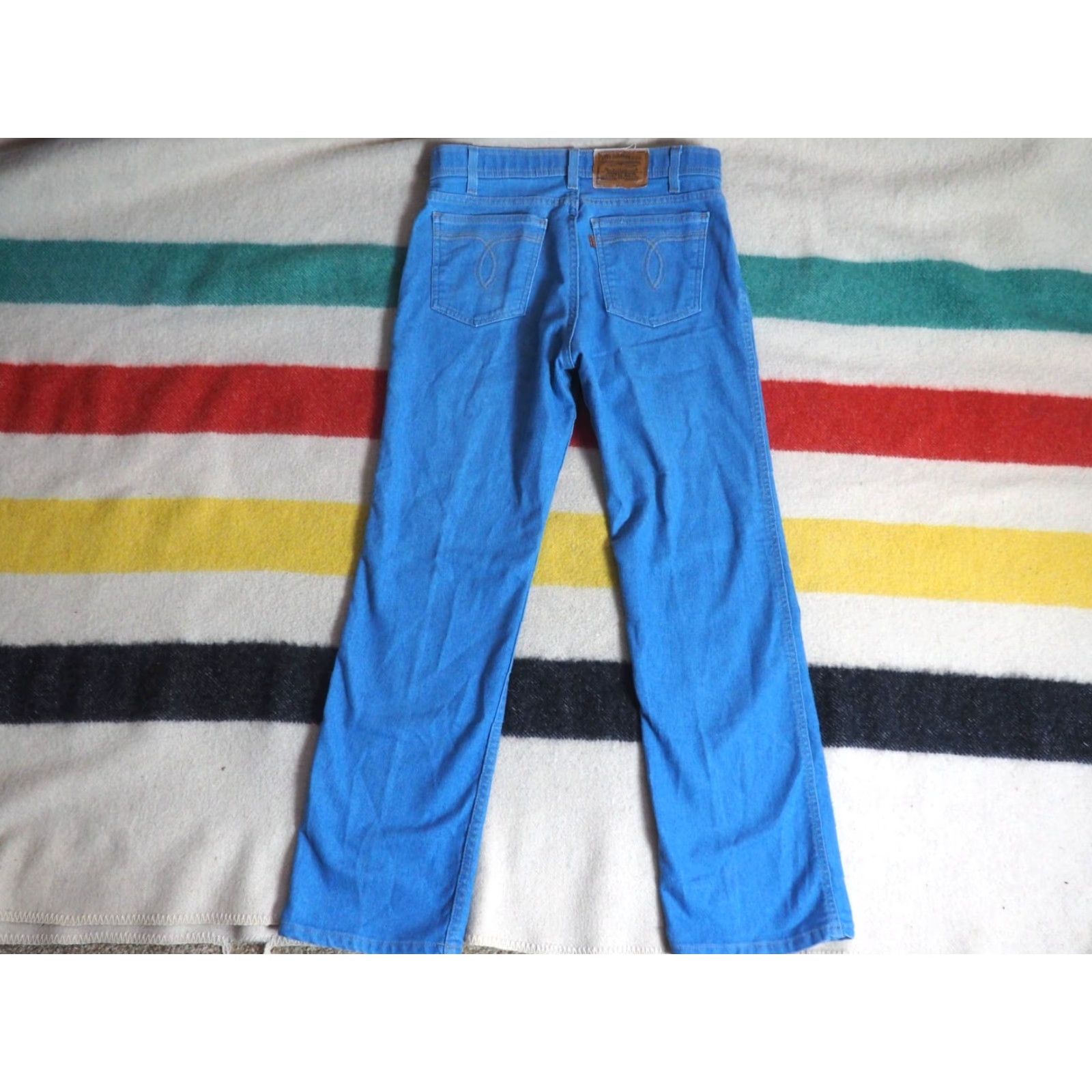Denime VTG 90s Levis Denim Jeans Pants Blue 30x29 USA Made Mens Size US 30 / EU 46 - 2 Thumbnail