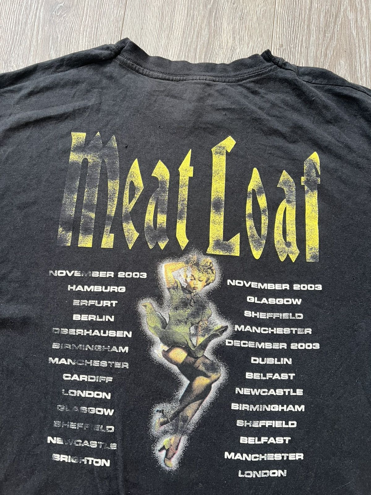 Band Tees Vintage 00s Meat Loaf Band T-Shirt Rock Merch Size US XL / EU 56 / 4 - 12 Thumbnail