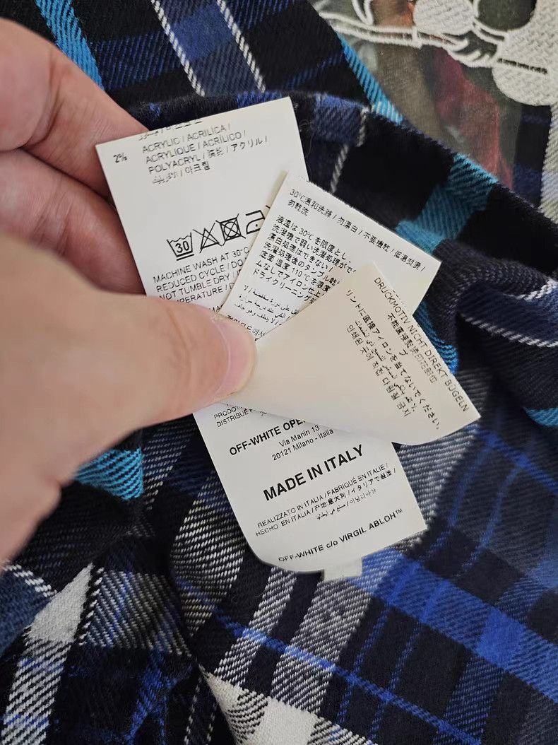 Off-White Plaid Shirt