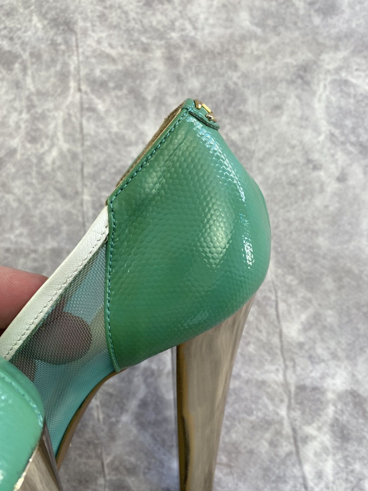 Just Cavalli Just Cavalli Transparent Heels with Leather details Size 39 Size US 9 / IT 39 - 10 Thumbnail