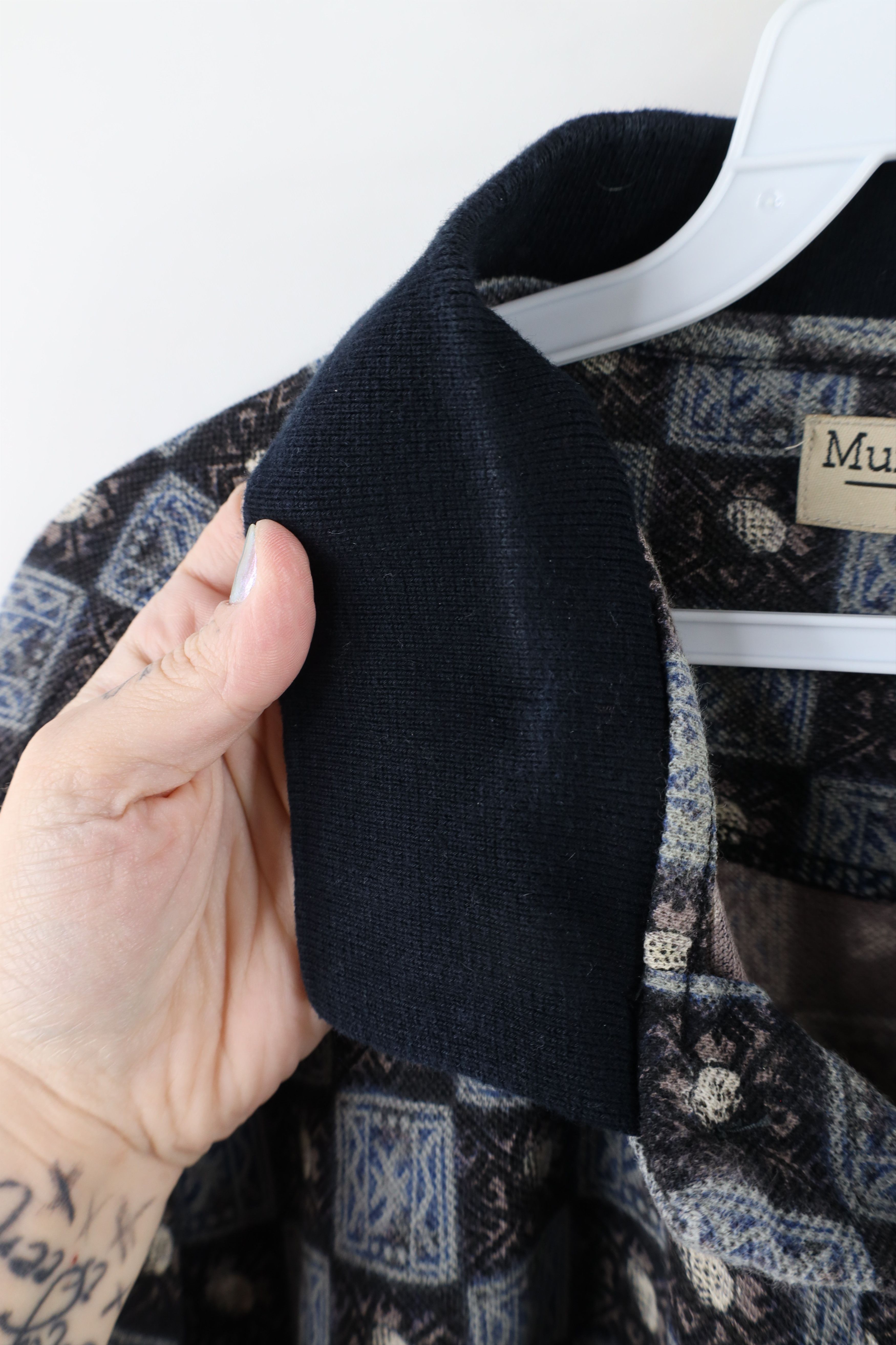 Vintage Vintage 90s Streetwear Checkered Over Print Polo Shirt Size US XL / EU 56 / 4 - 5 Thumbnail