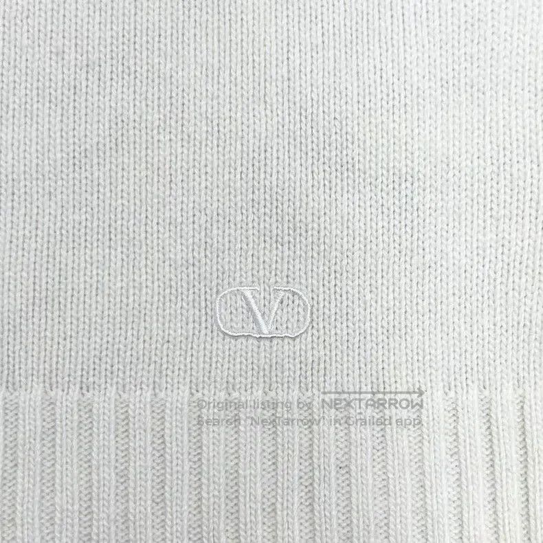 Other Valentino White single-breasted wool knitted cardigan coat Size S / US 4 / IT 40 - 4 Thumbnail